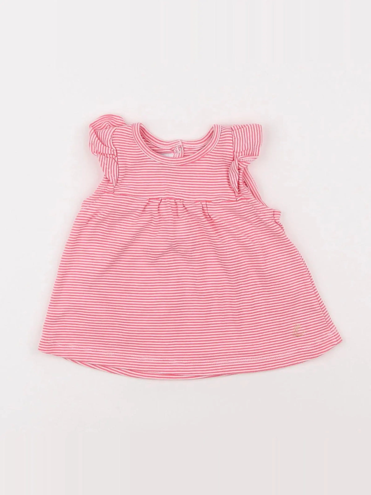 Petit Bateau - robe rose - 6 mois