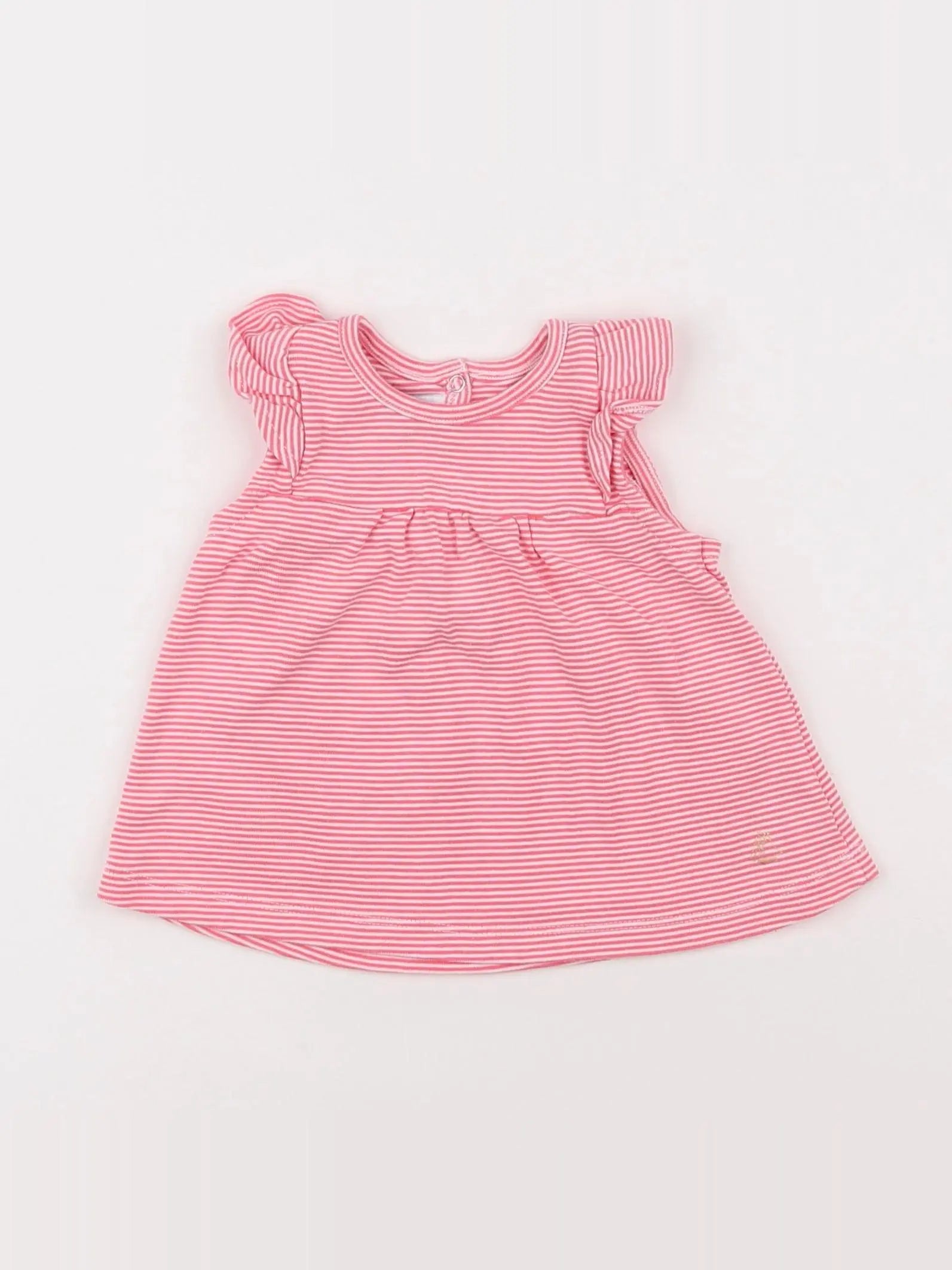 Petit Bateau - robe rose - 6 mois
