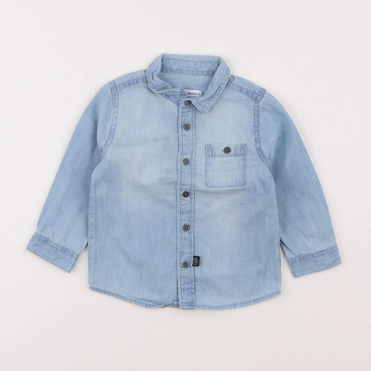 Vertbaudet - chemise bleu - 18 mois