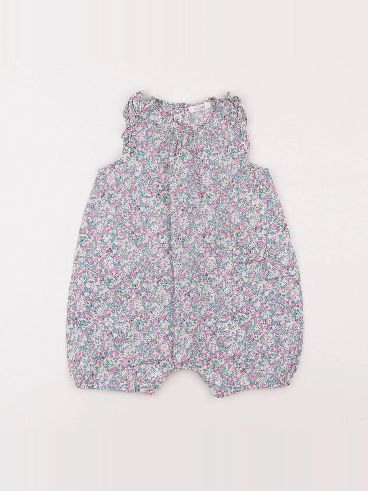 Boutchou - combinaison vert - 6 mois