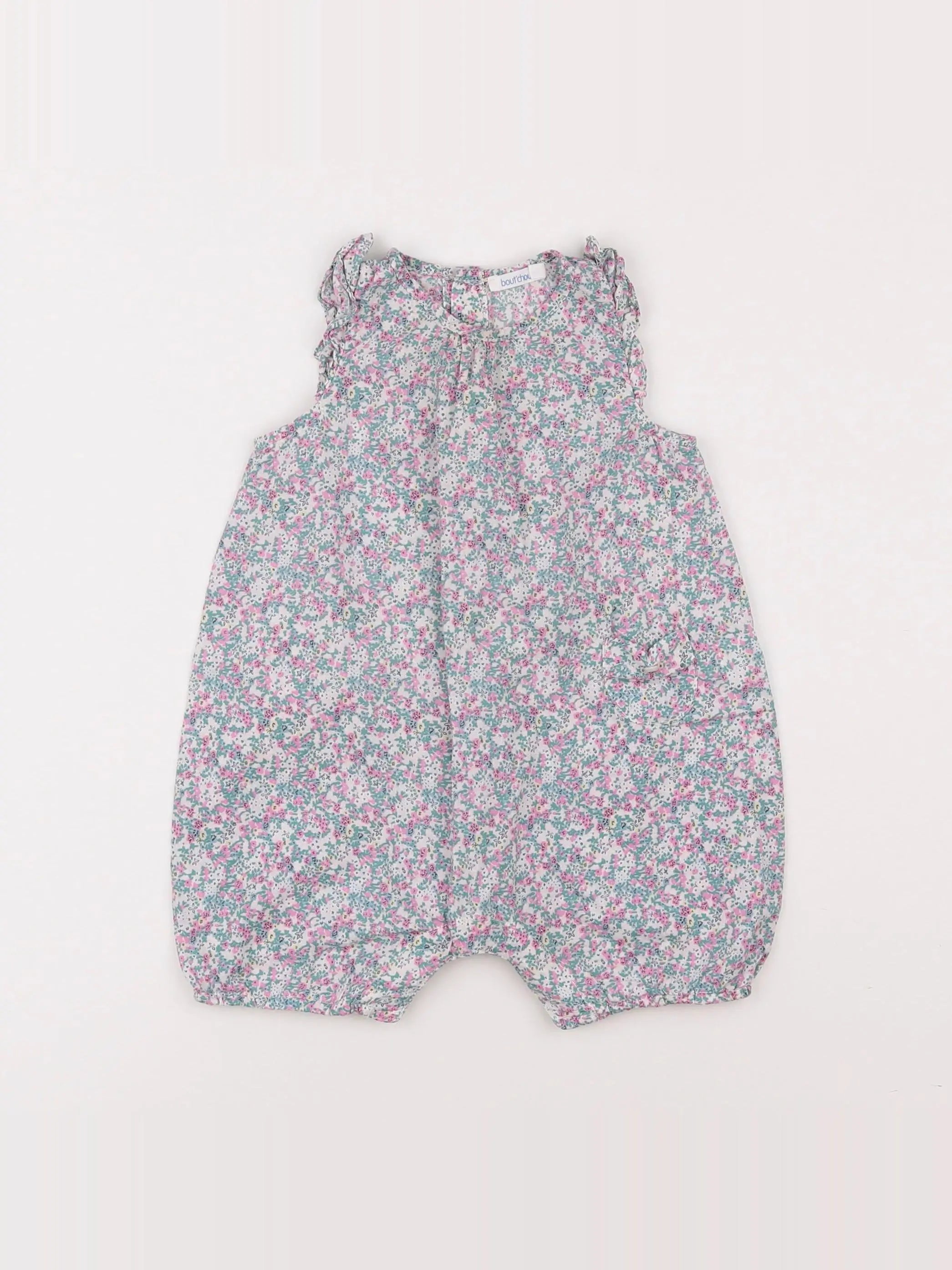 Boutchou - combinaison vert - 6 mois