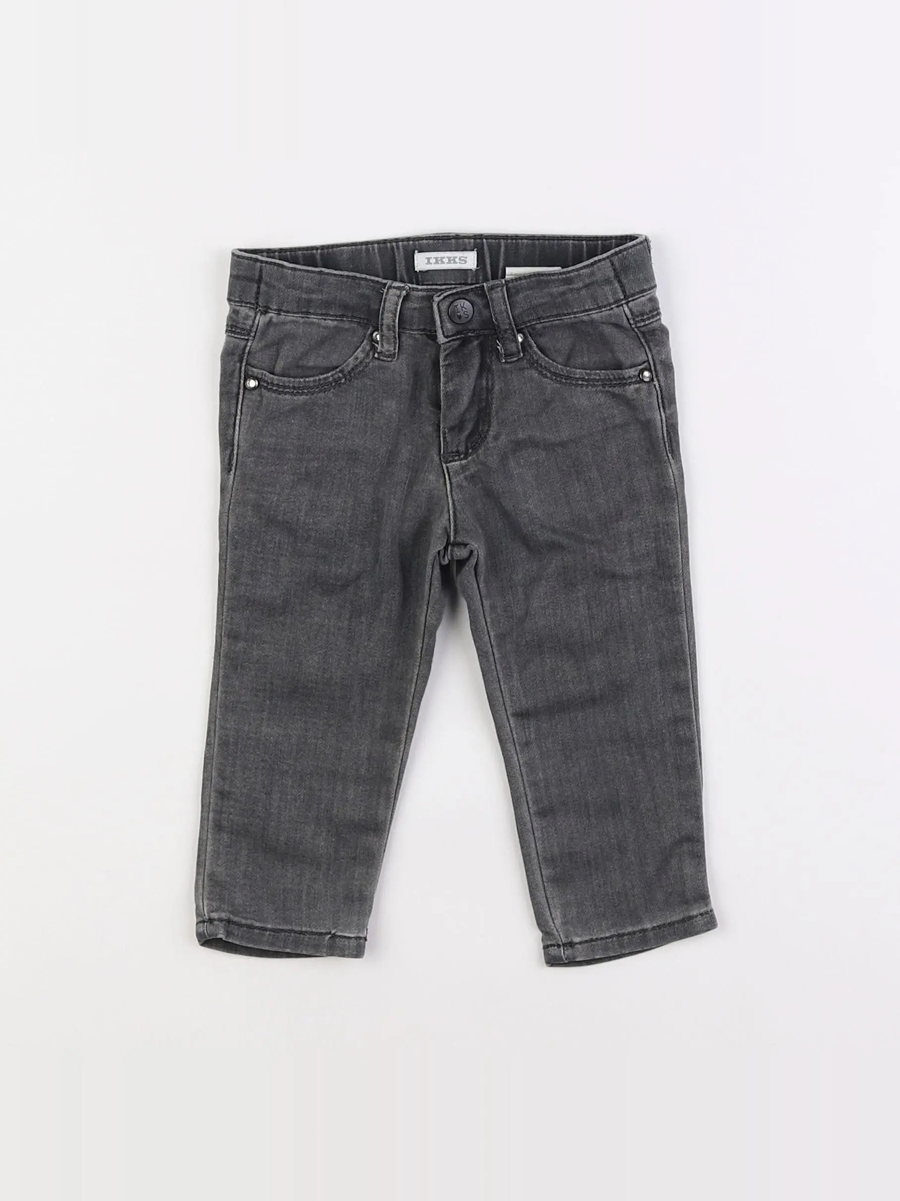 IKKS - jean gris - 6 mois