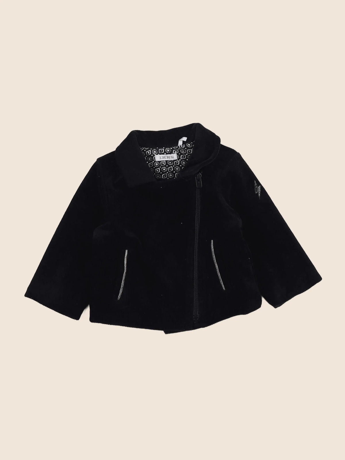 IKKS - veste noir - 12 mois