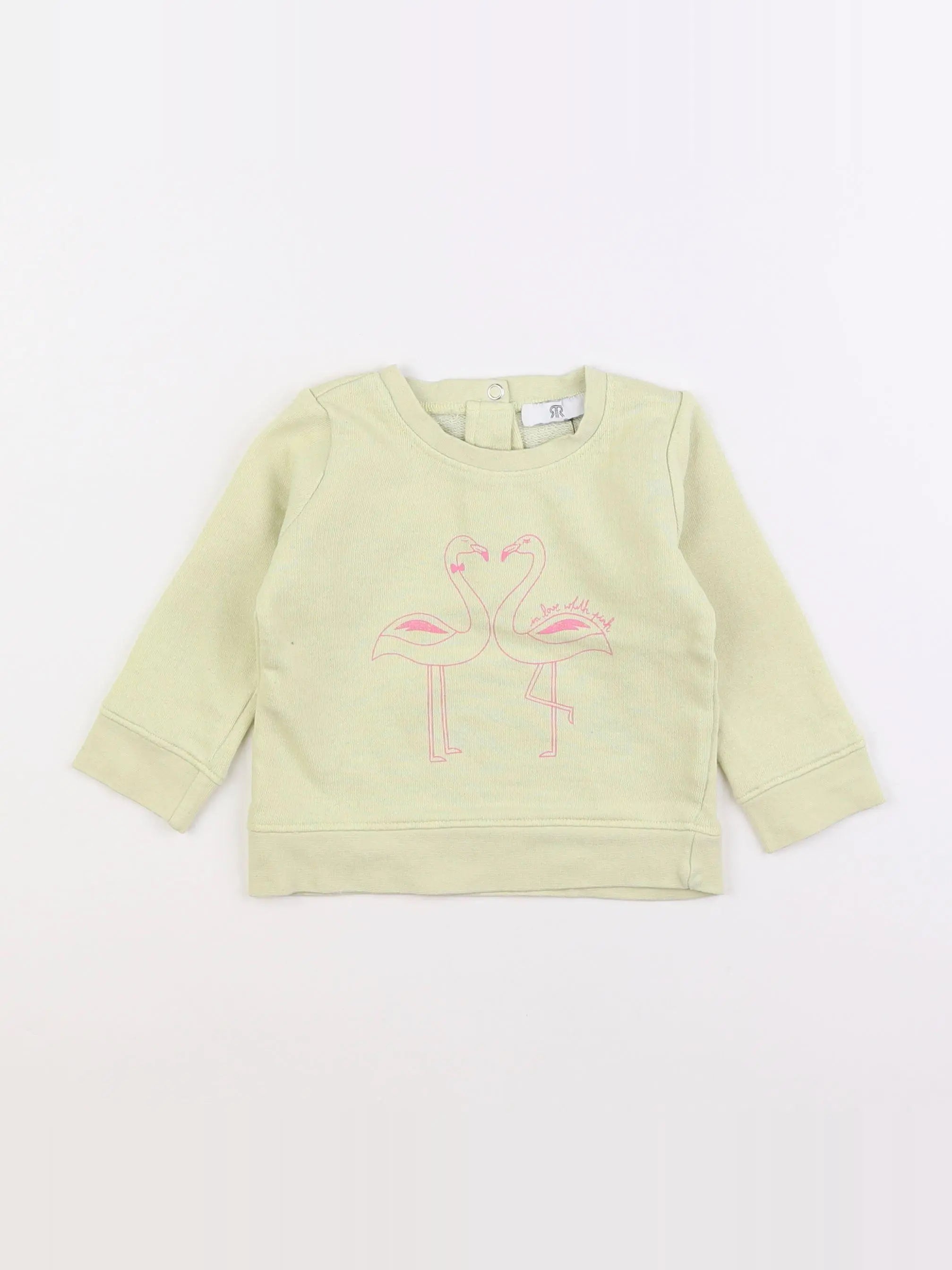 La Redoute - sweat jaune - 12 mois