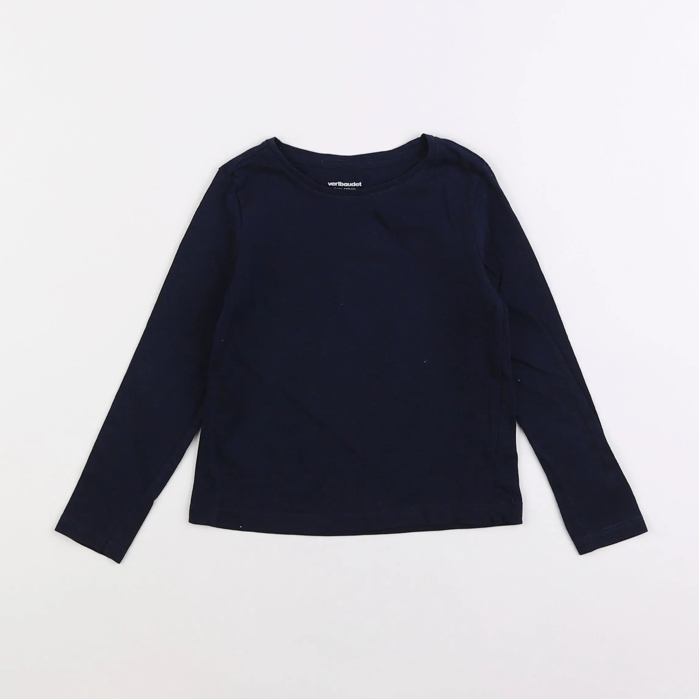 Vertbaudet - tee-shirt bleu - 4 ans