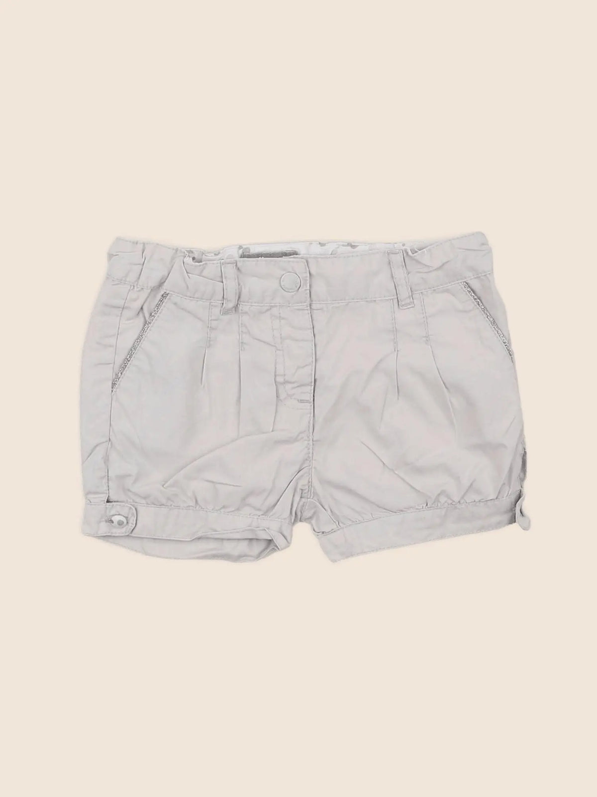 Vertbaudet - short beige - 18 mois
