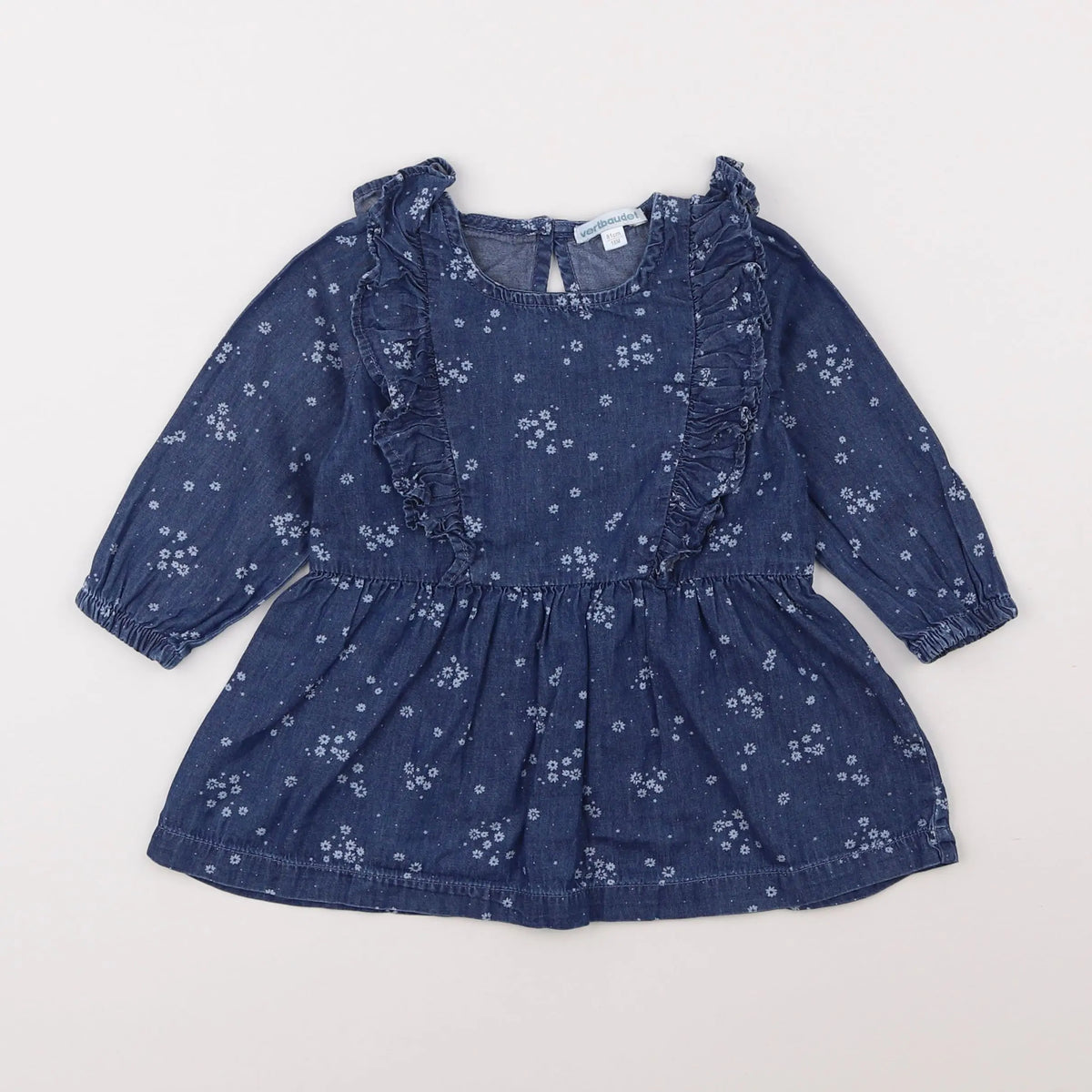 Vertbaudet - robe bleu - 18 mois