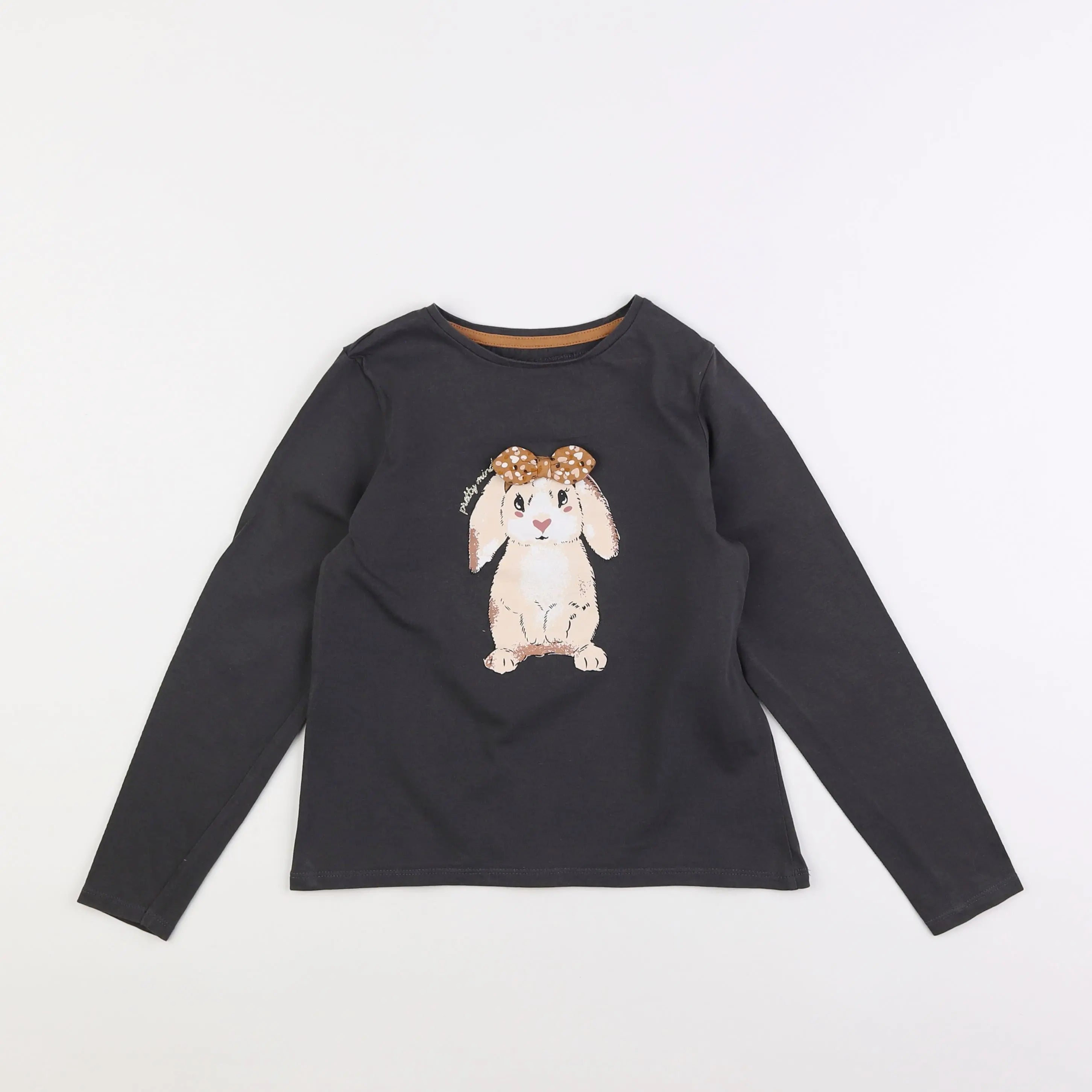 Vertbaudet - tee-shirt gris - 8 ans