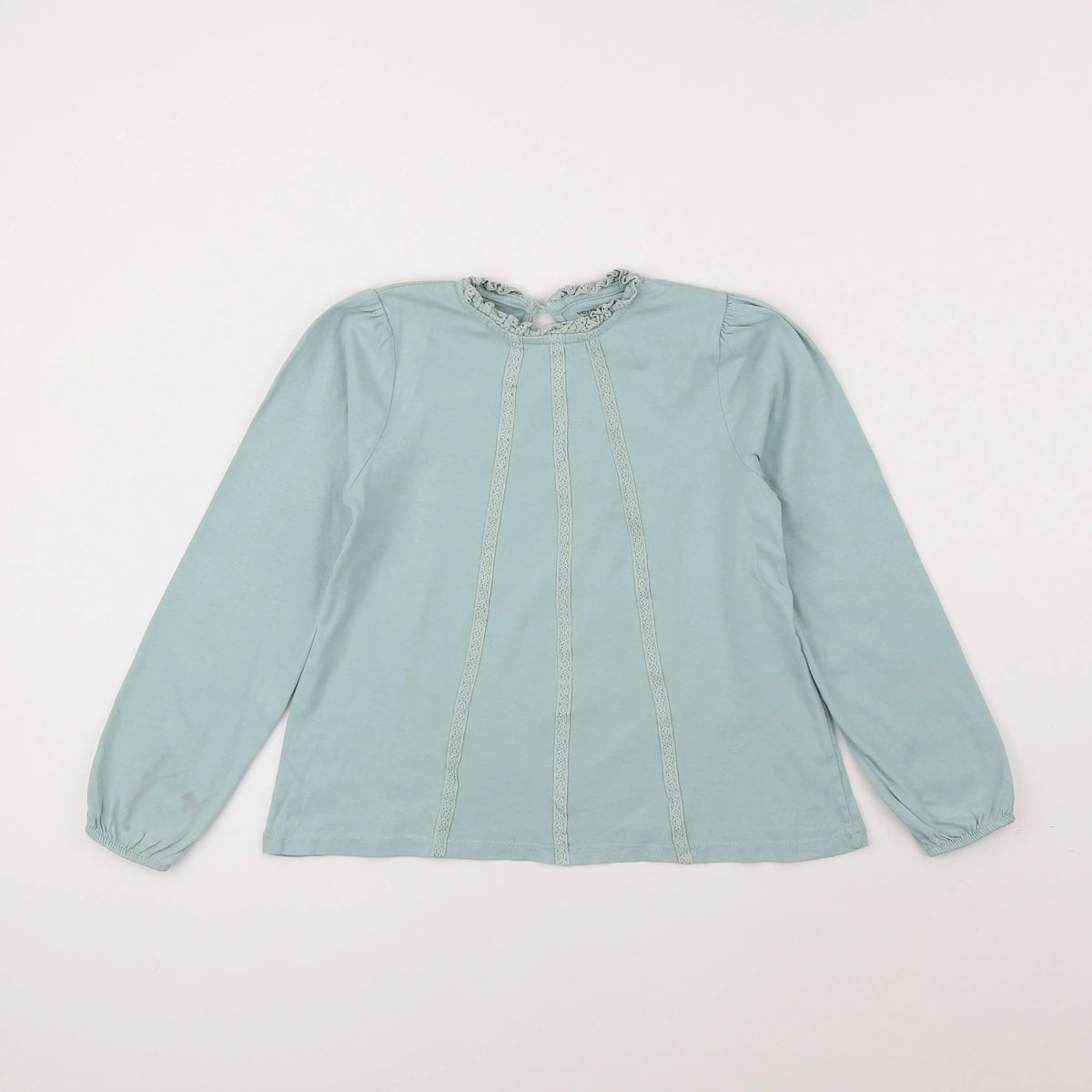 Vertbaudet - tee-shirt bleu - 8 ans