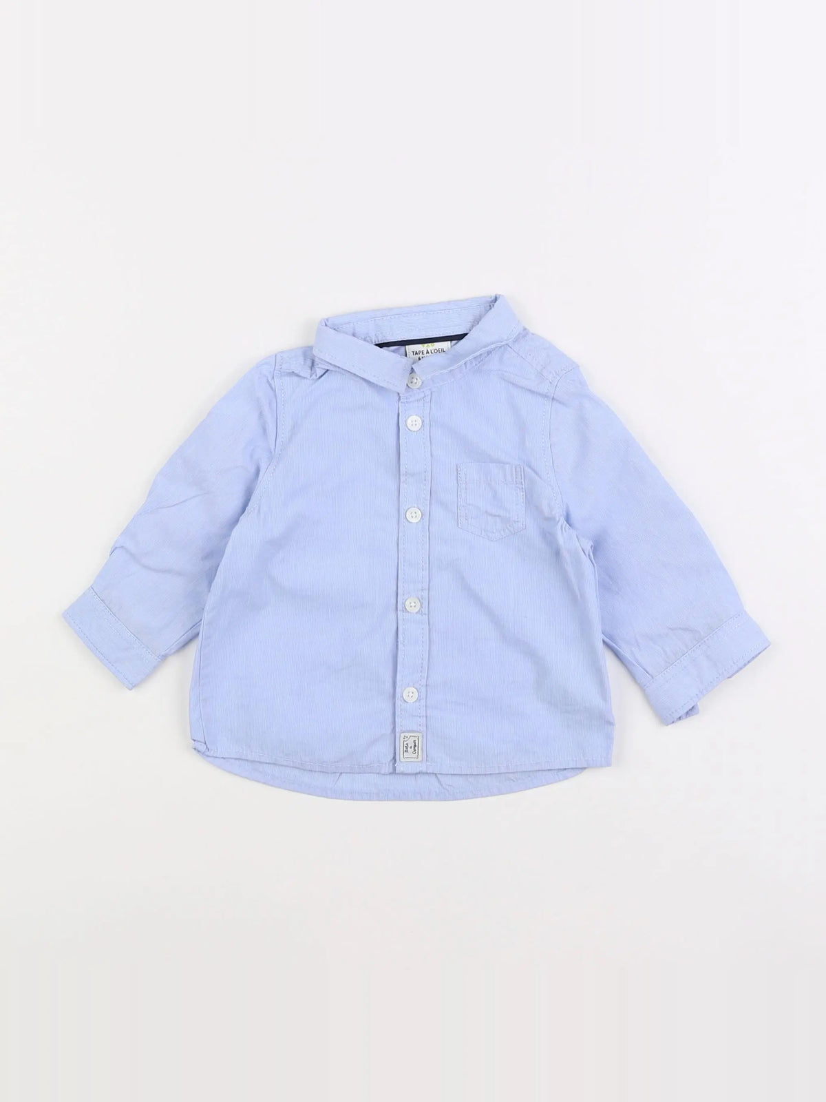 Tape à l'oeil - chemise bleu - 6 mois