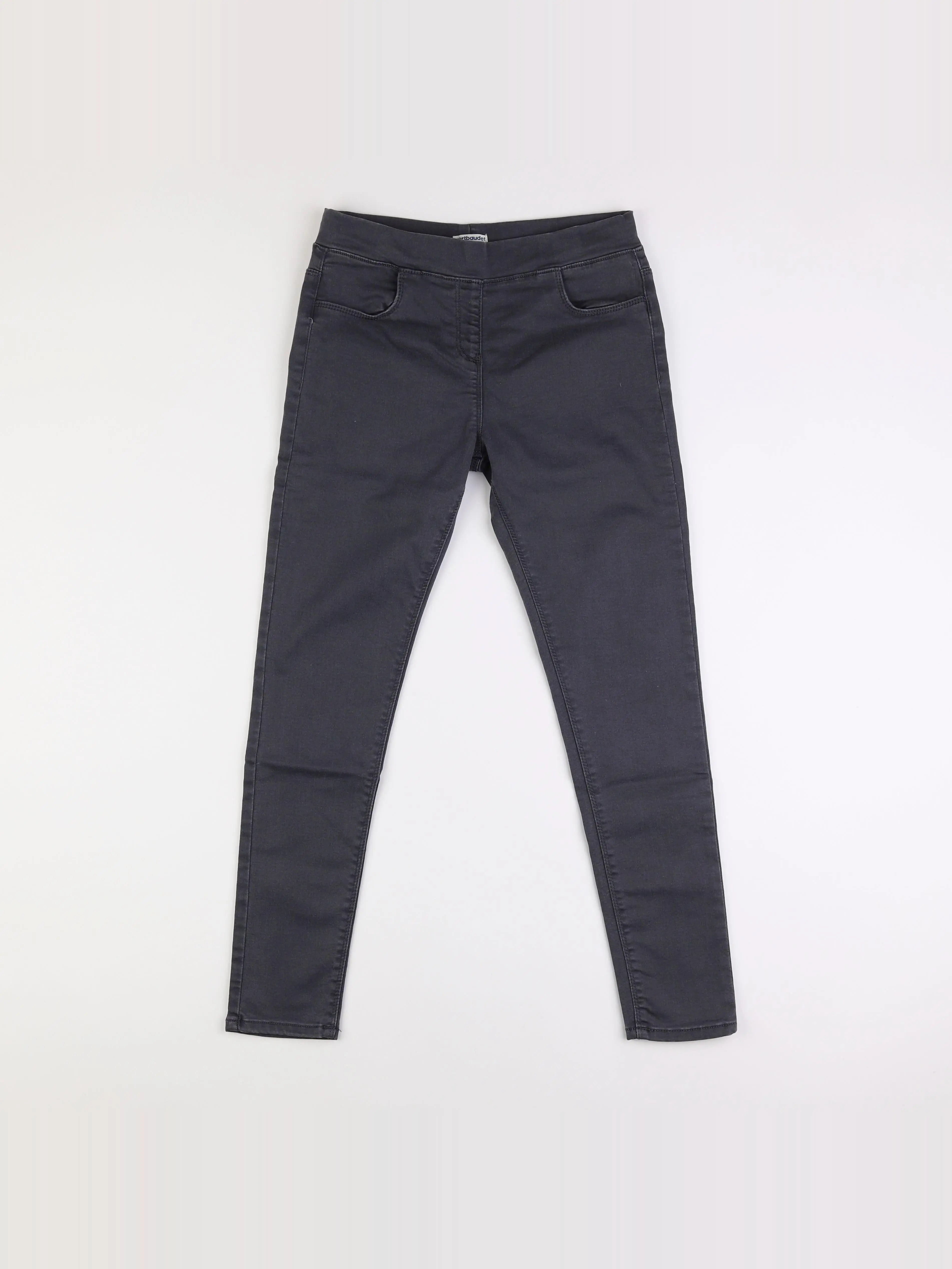 Vertbaudet - jegging gris - 14 ans