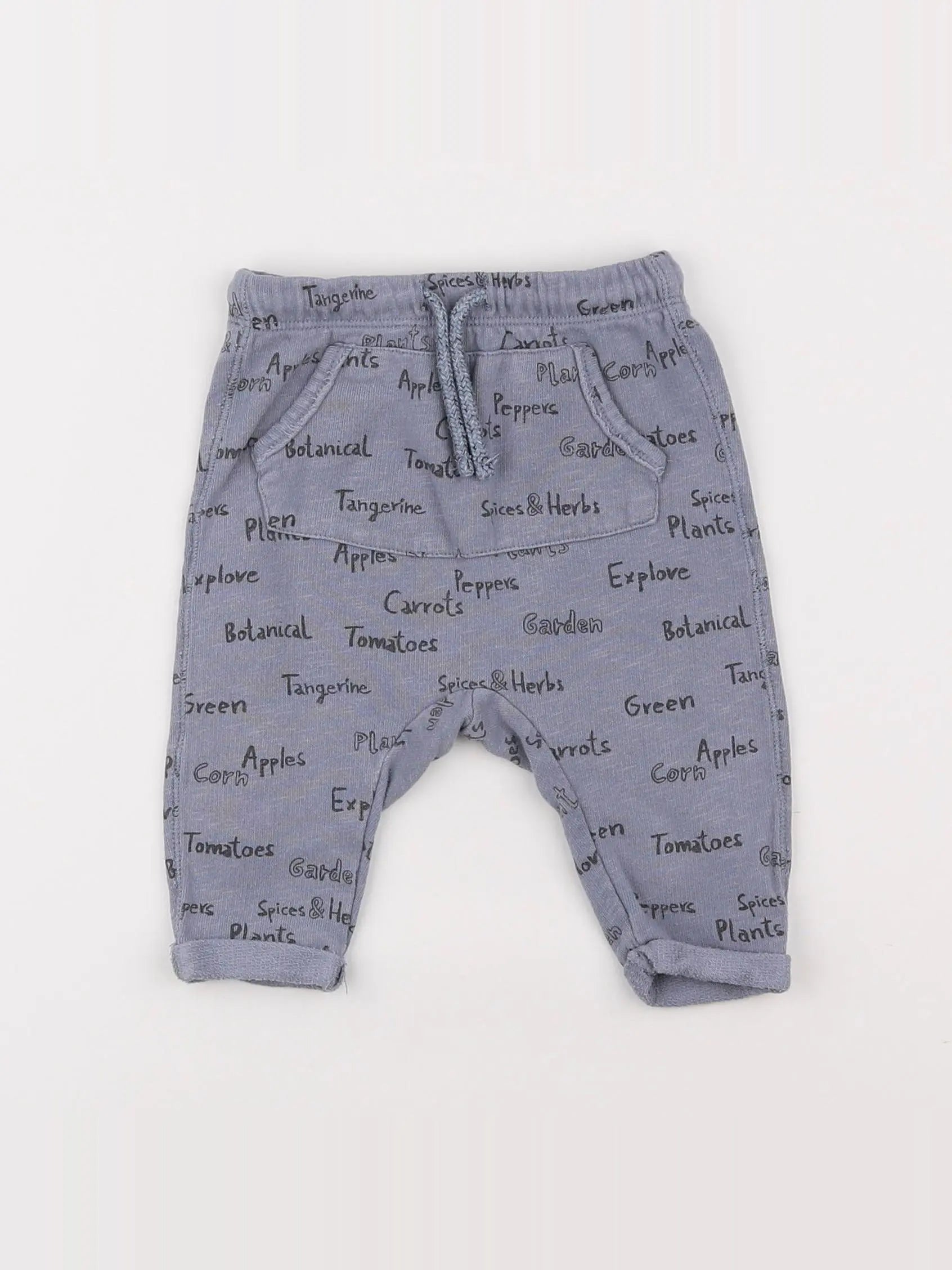 Zara - jogging bleu - 3/6 mois
