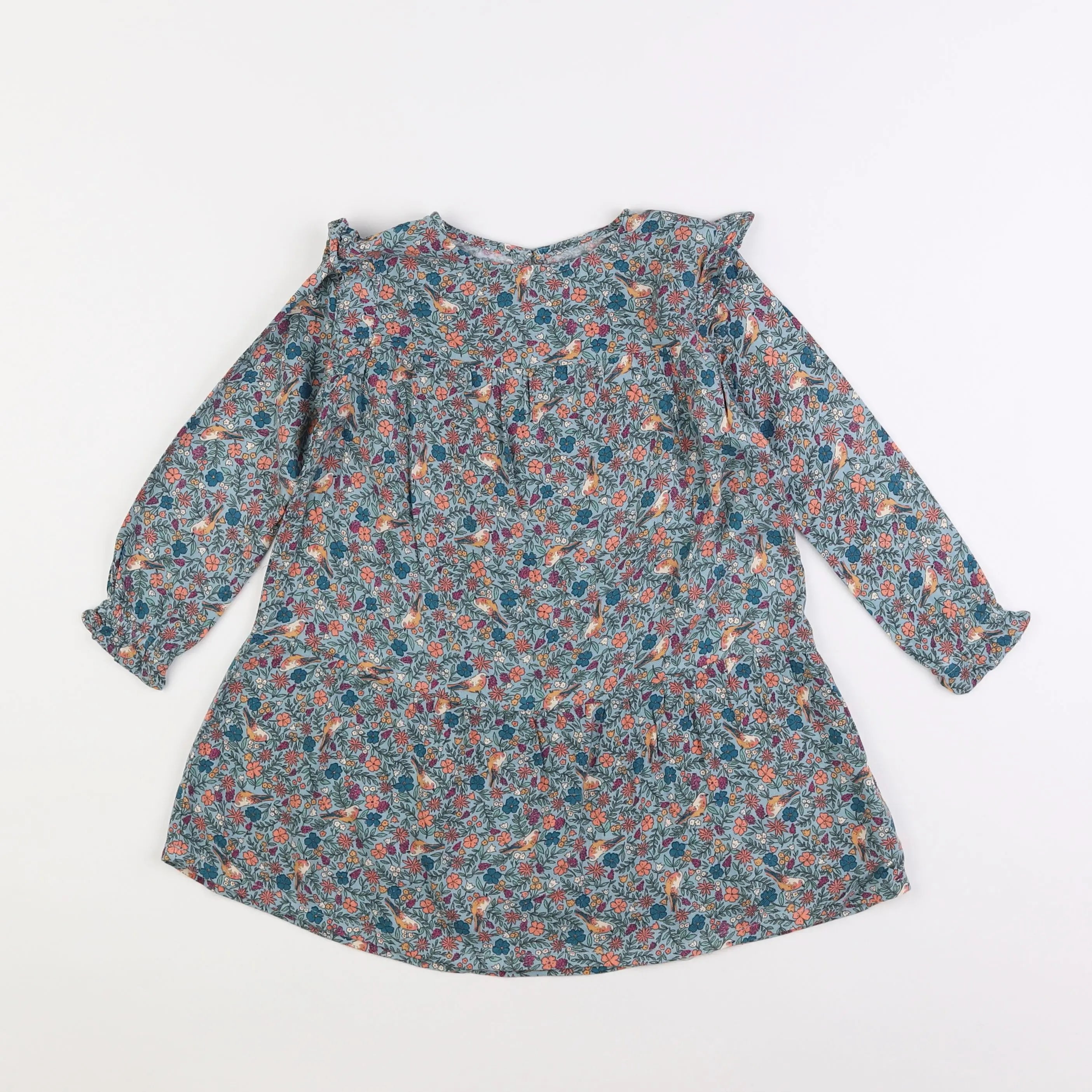 Vertbaudet - robe bleu - 3 ans