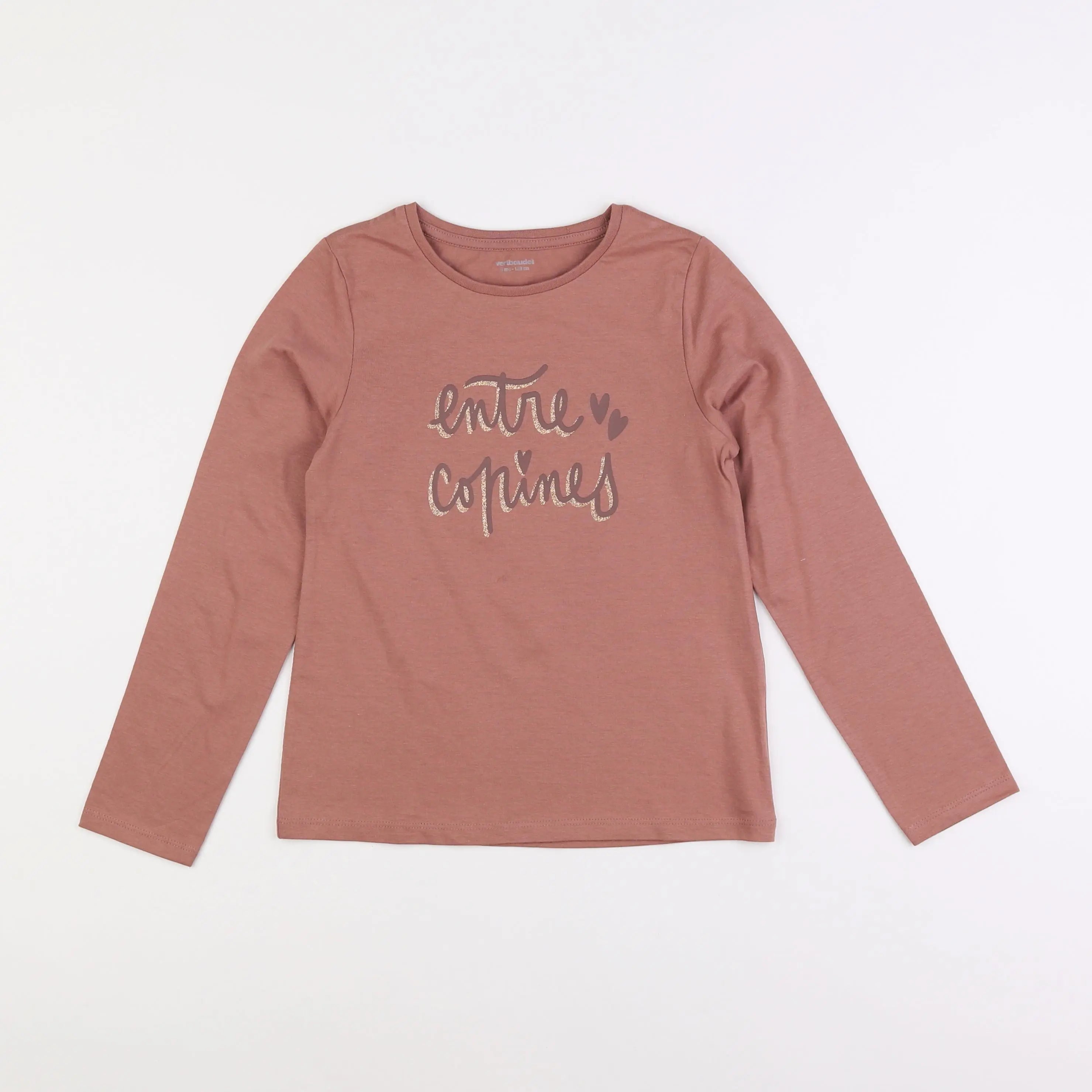 Vertbaudet - tee-shirt rose - 8 ans
