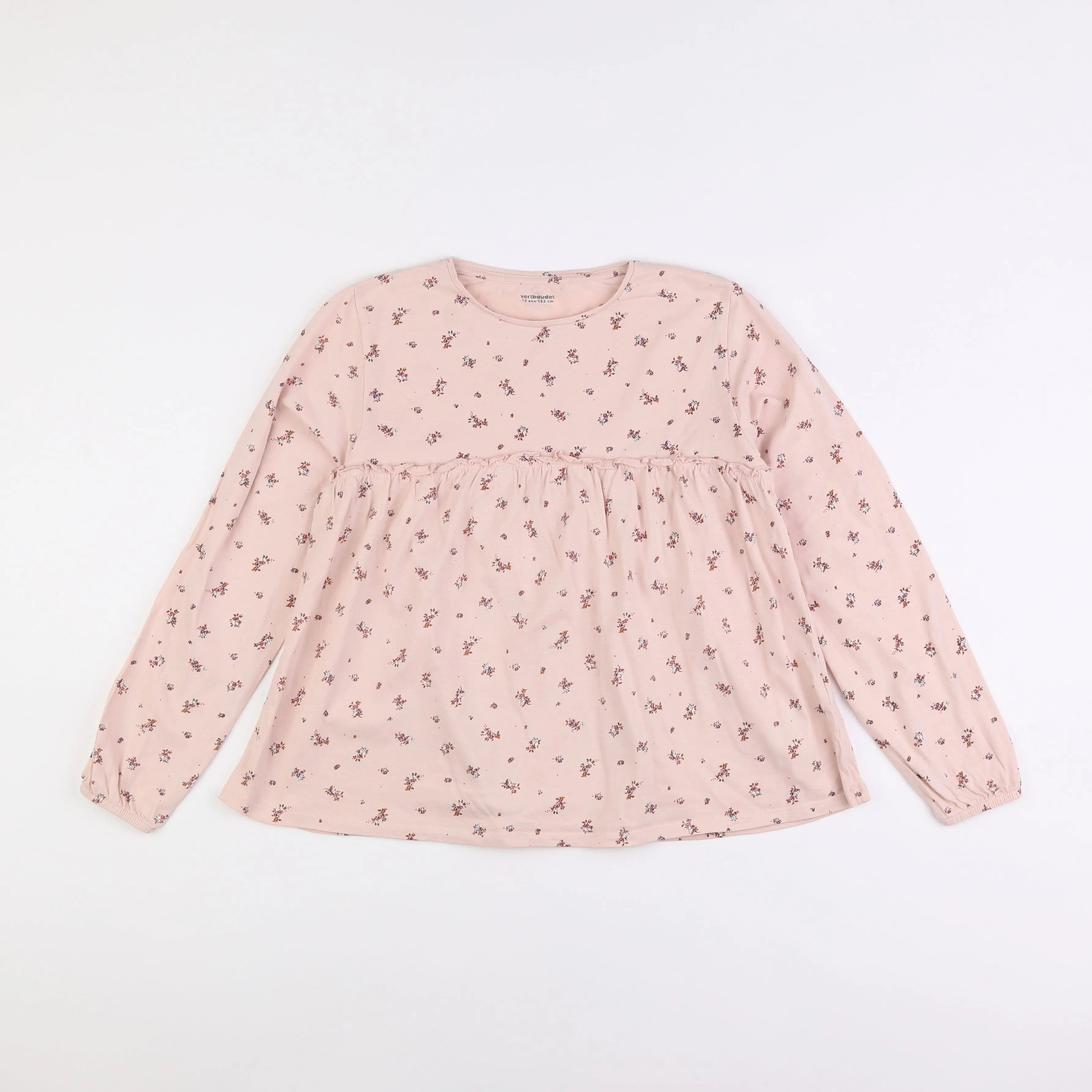 Vertbaudet - tee-shirt rose - 12 ans