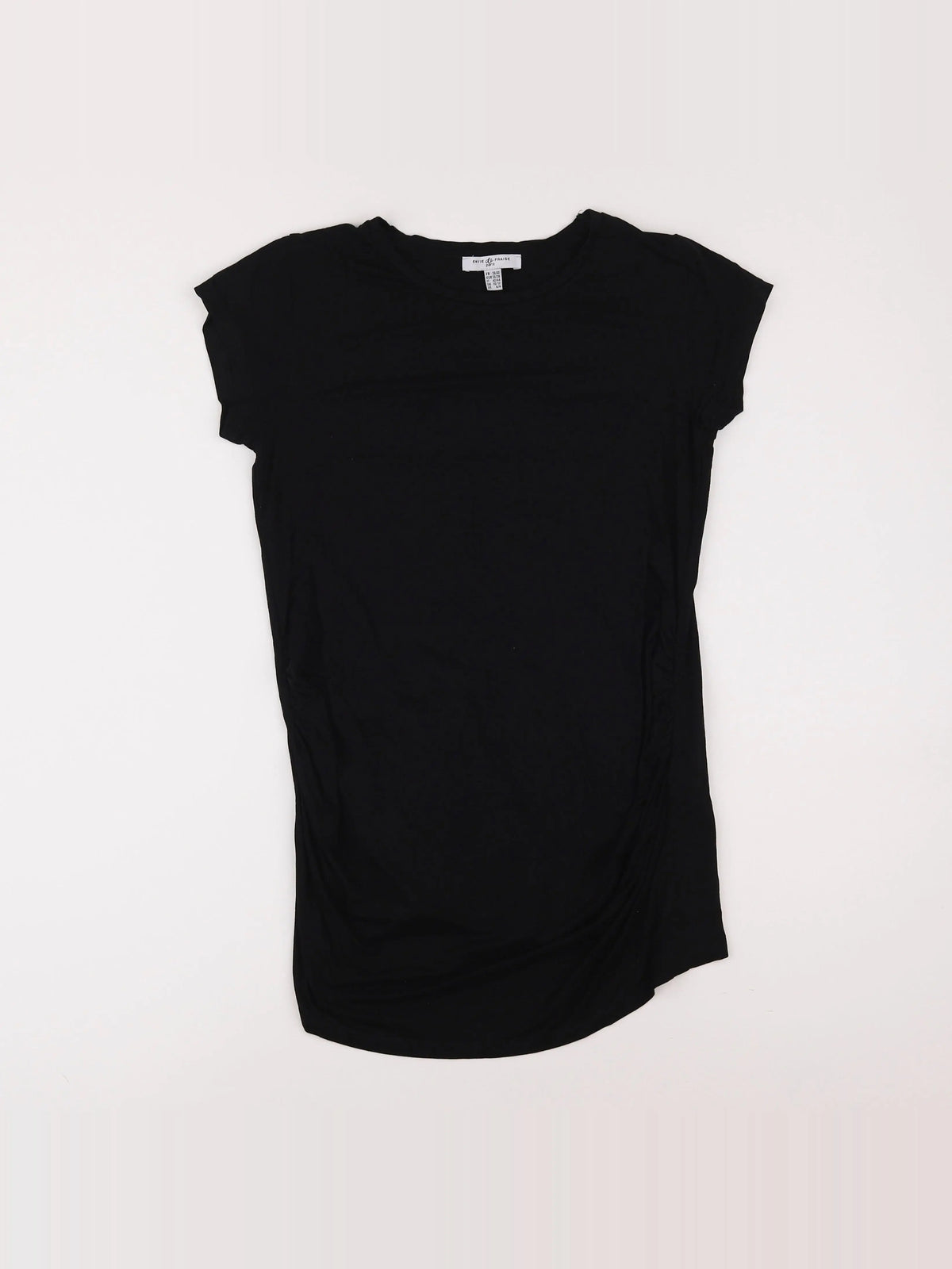 Envie de fraise - tee-shirt grossesse noir - 38 à 40