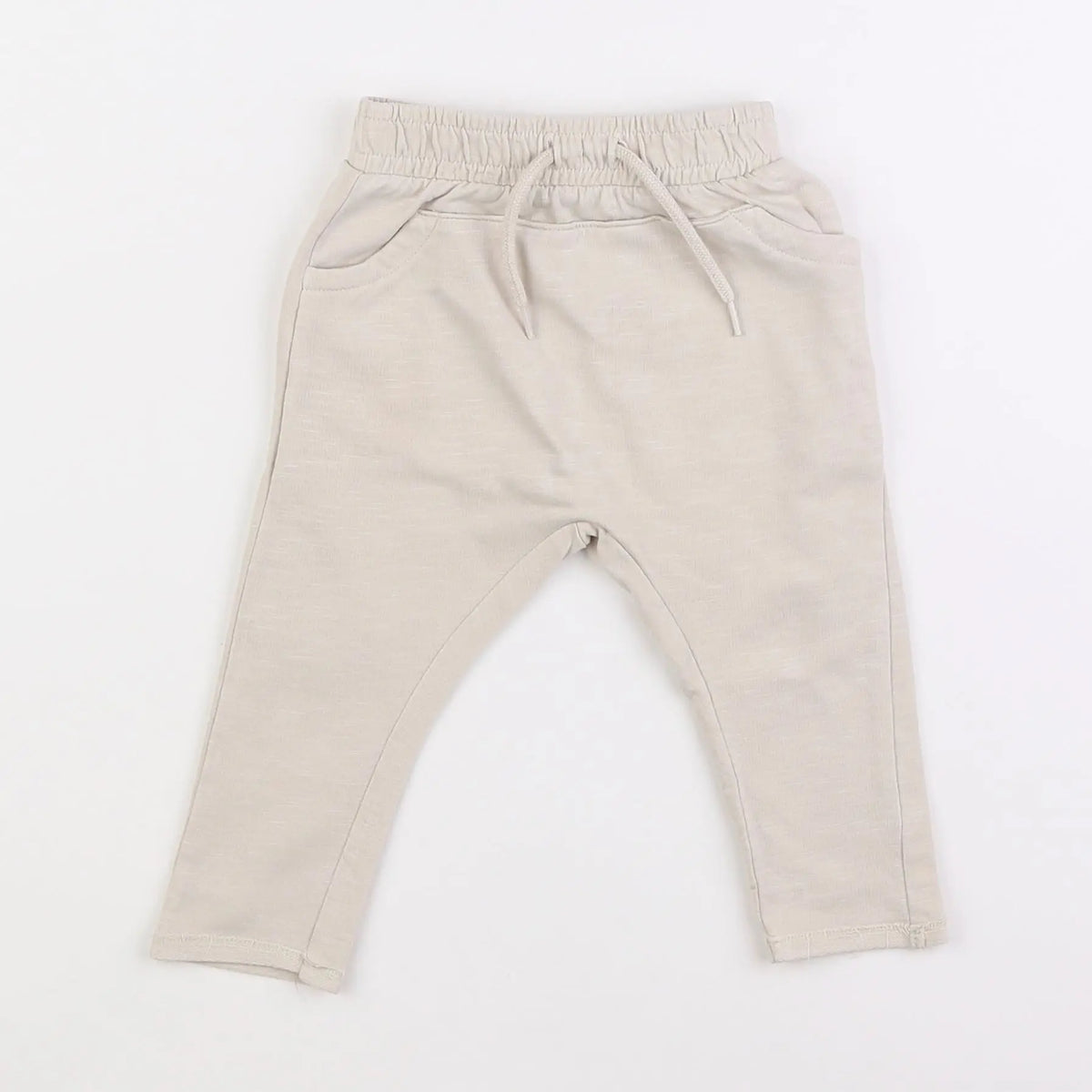 Vertbaudet - pantalon beige - 6 mois