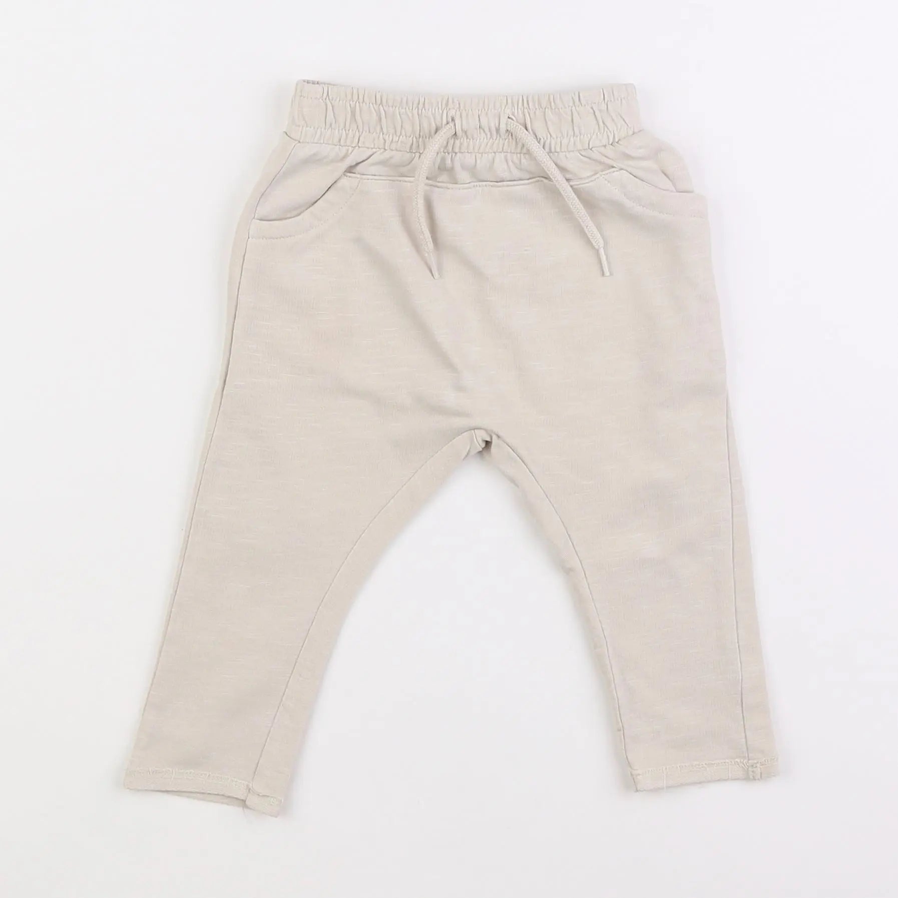 Vertbaudet - pantalon beige - 6 mois