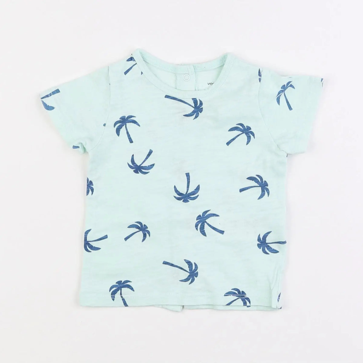 Vertbaudet - tee-shirt vert - 6 mois
