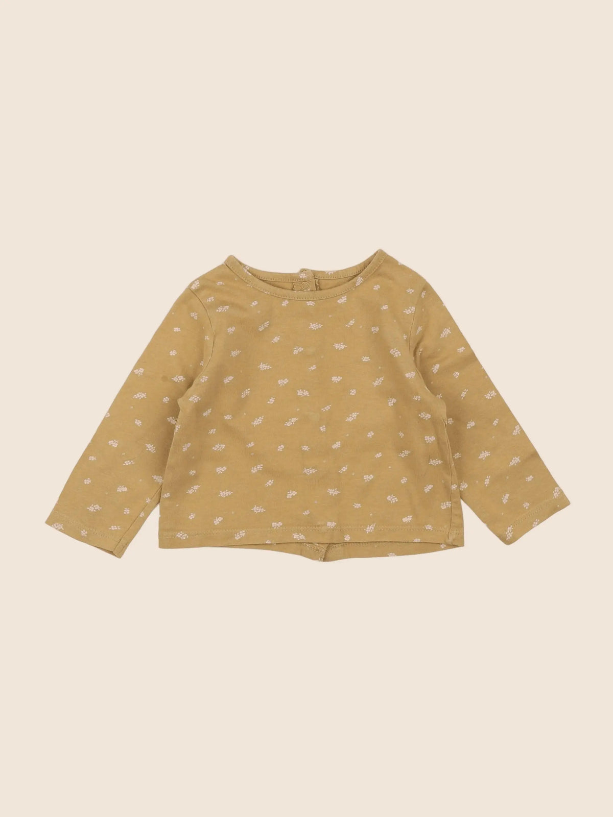 Vertbaudet - tee-shirt jaune - 6 mois