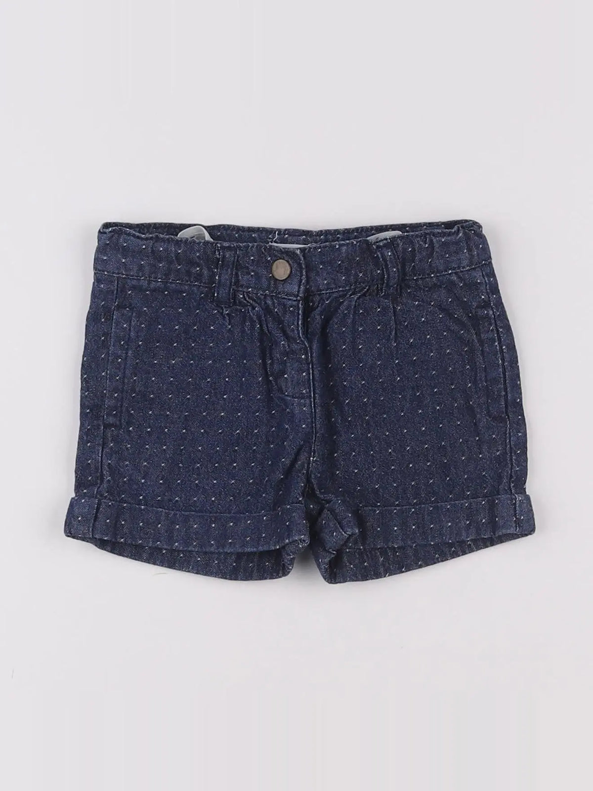 Boutchou - short bleu - 6 mois