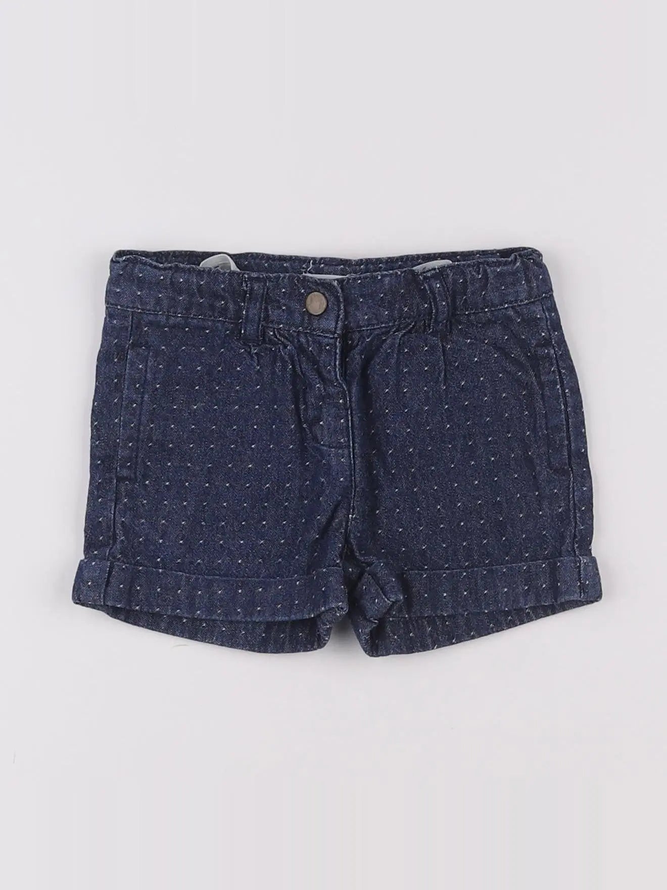 Boutchou - short bleu - 6 mois