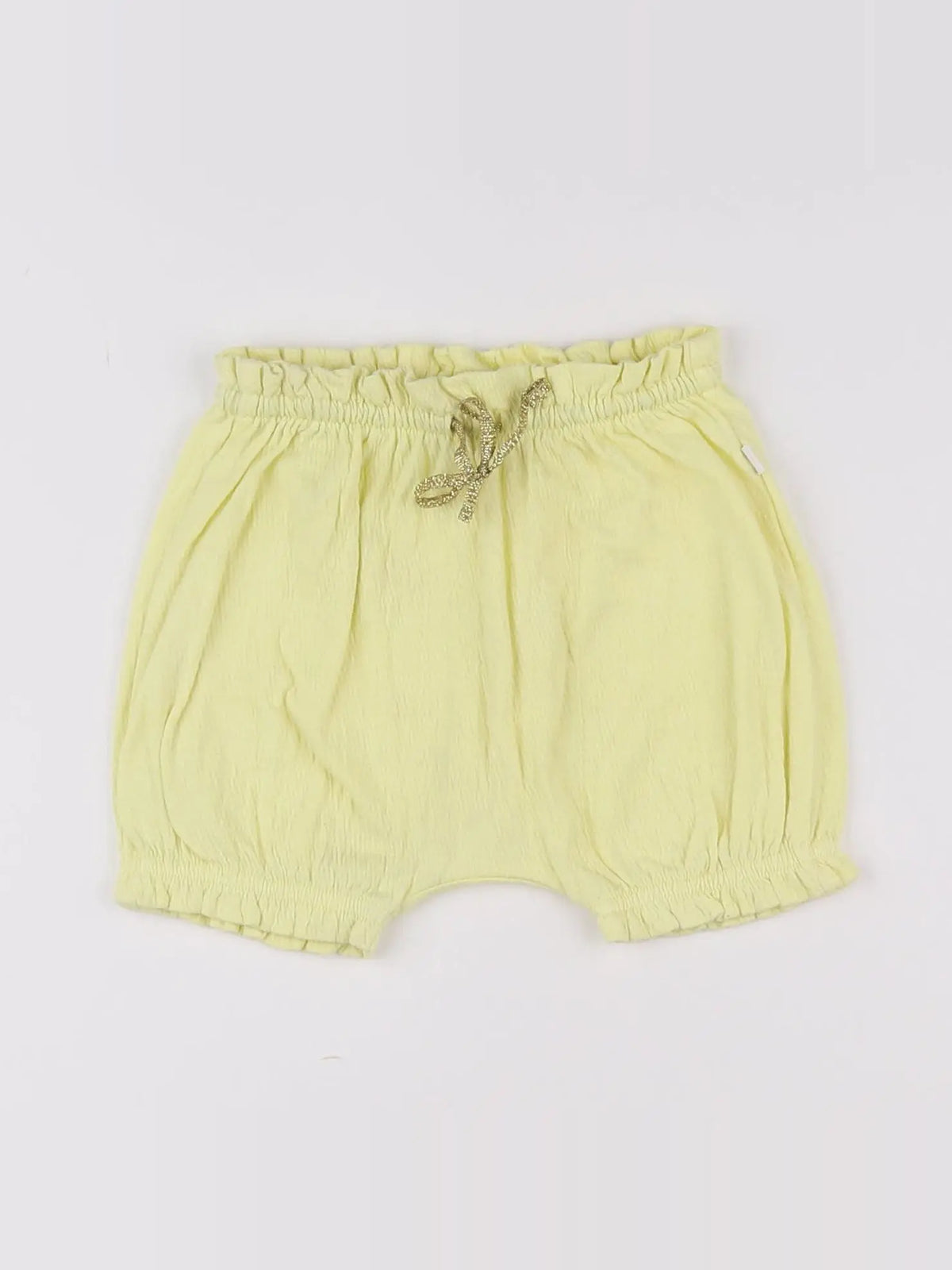 Tape à l'oeil - short jaune - 6 mois