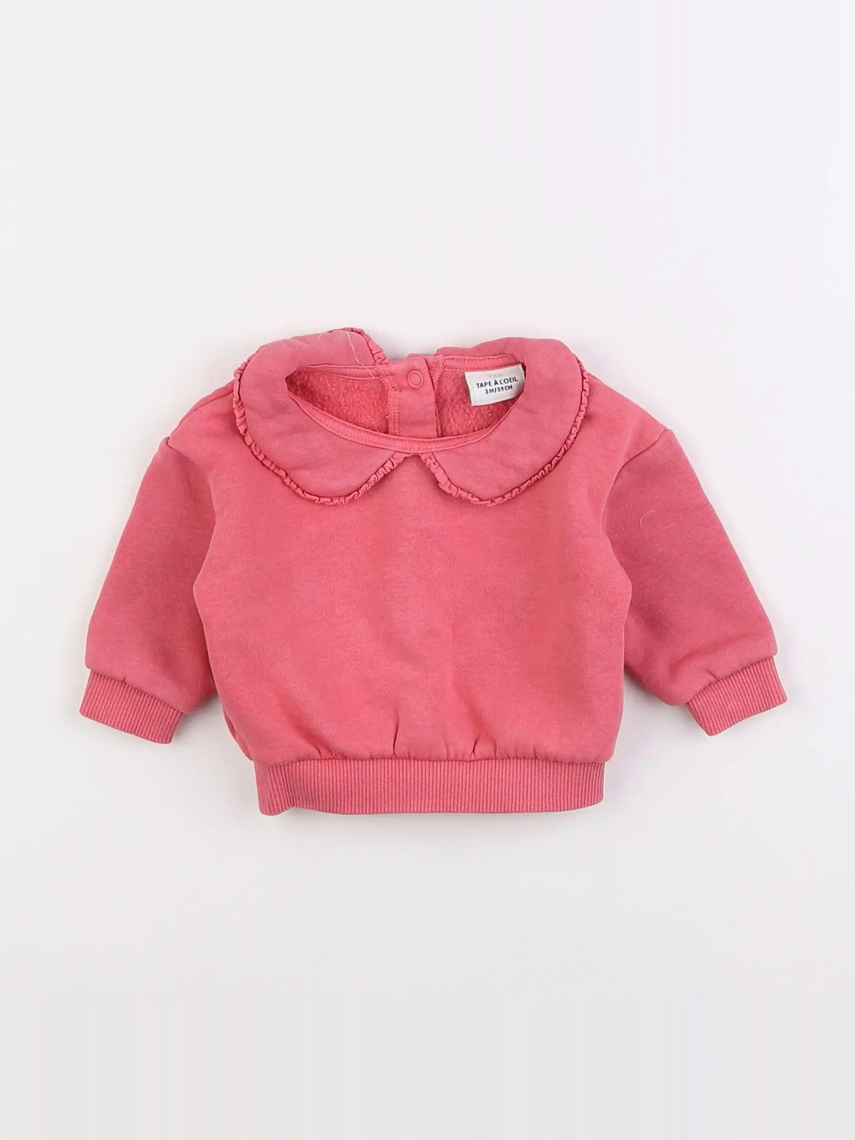 Tape à l'oeil - sweat rose - 3 mois