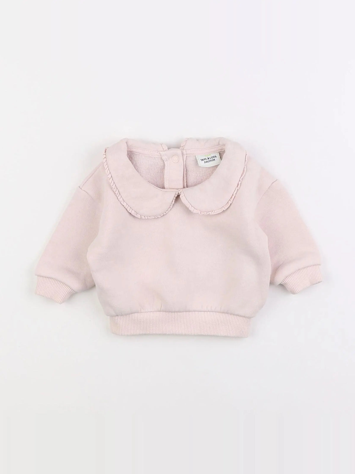 Tape à l'oeil - sweat rose - 3 mois