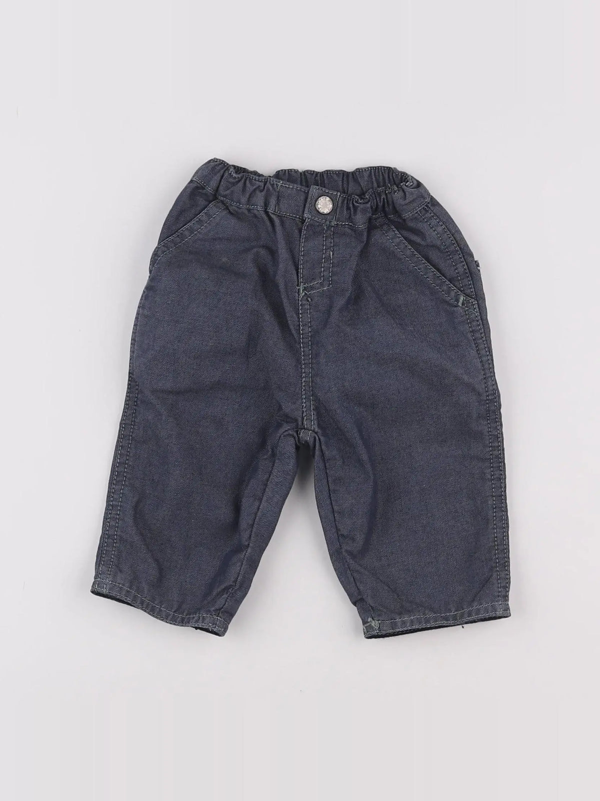 Petit Bateau - jean bleu - 3 mois