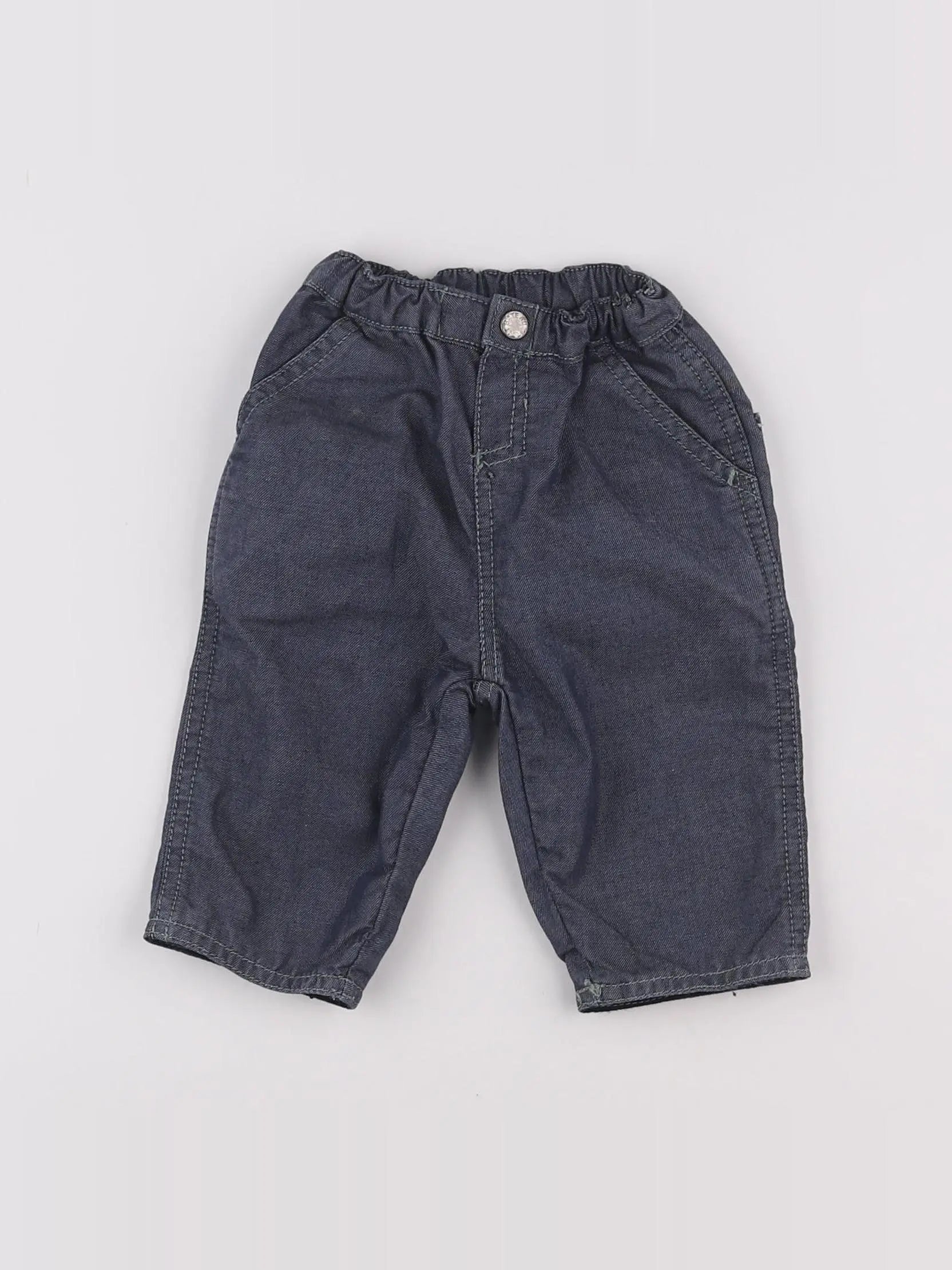 Petit Bateau - jean bleu - 3 mois