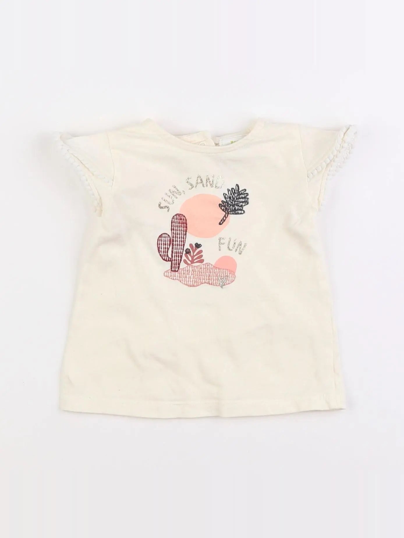 Tape à l'oeil - tee-shirt beige - 6 mois