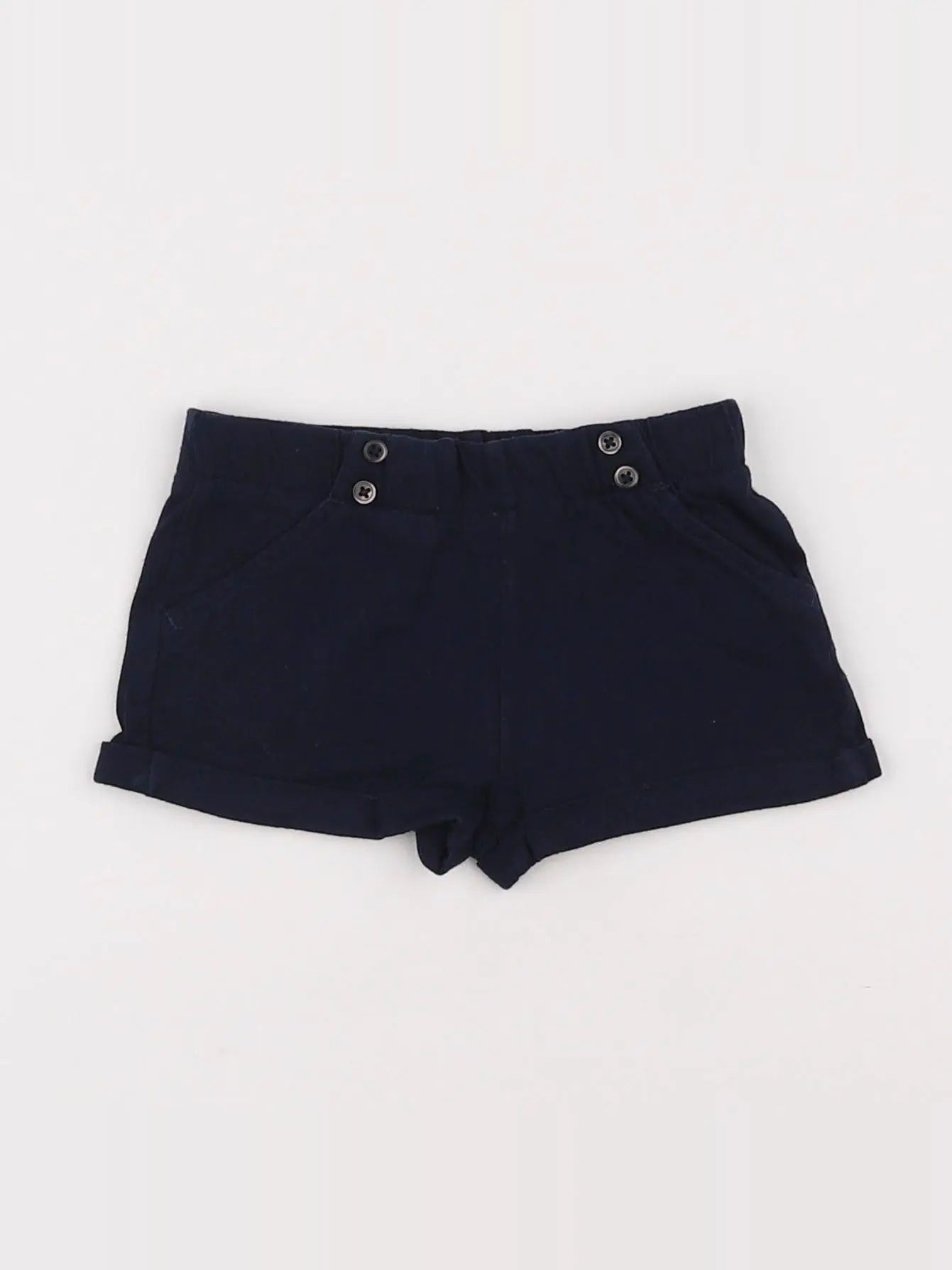 Boutchou - short bleu - 6 mois