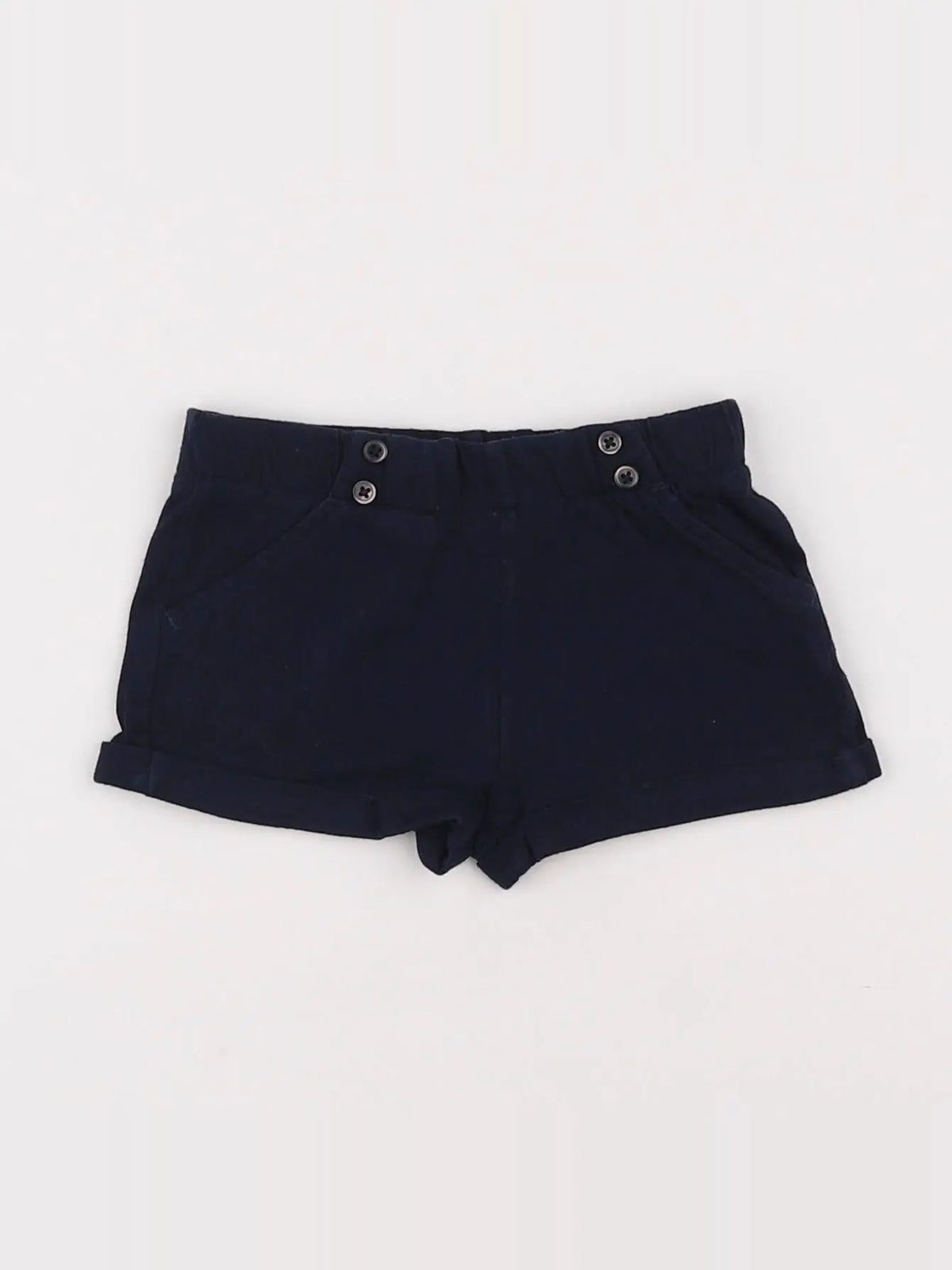Boutchou - short bleu - 6 mois