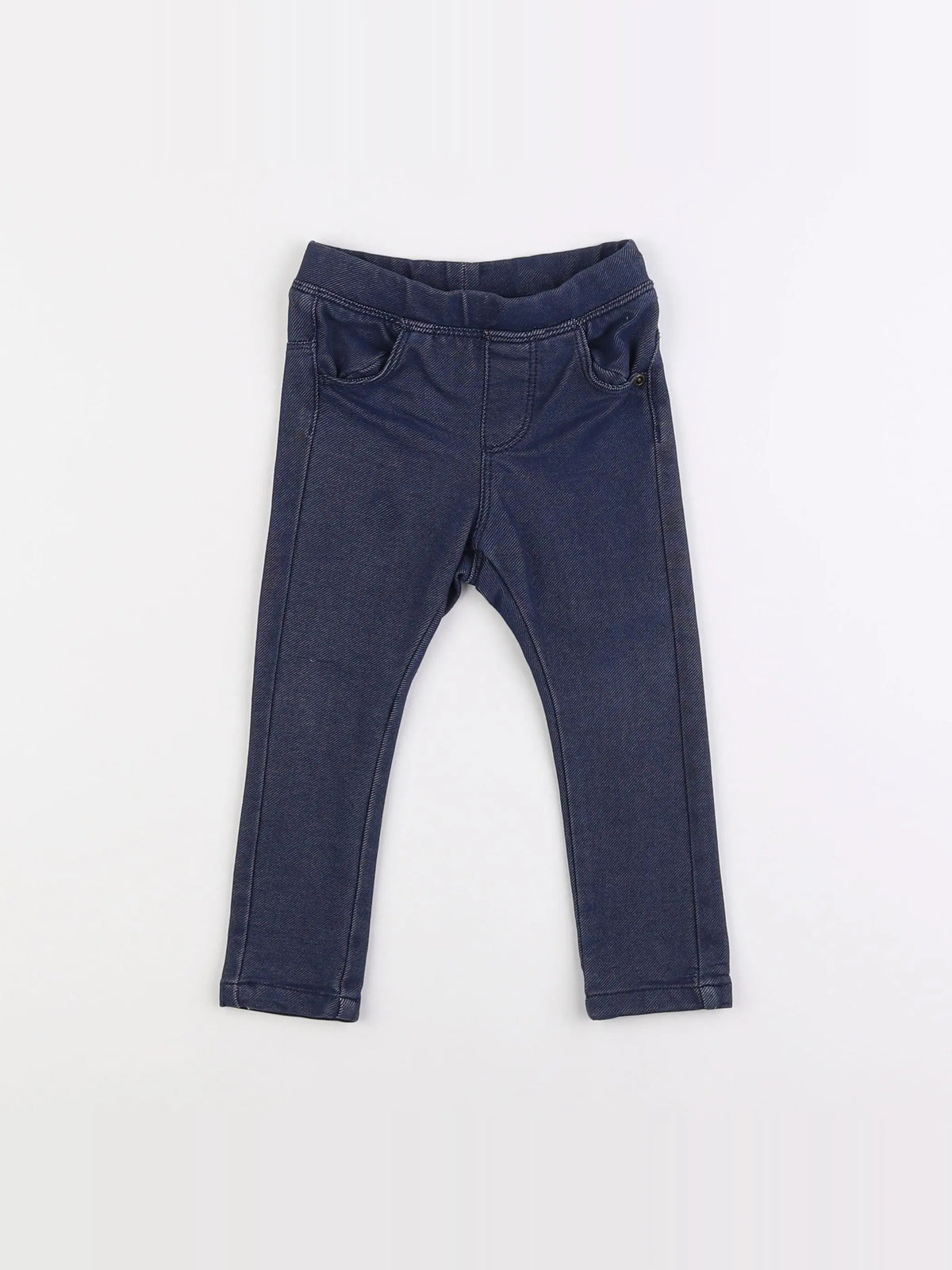 Vertbaudet - jegging bleu - 18 mois