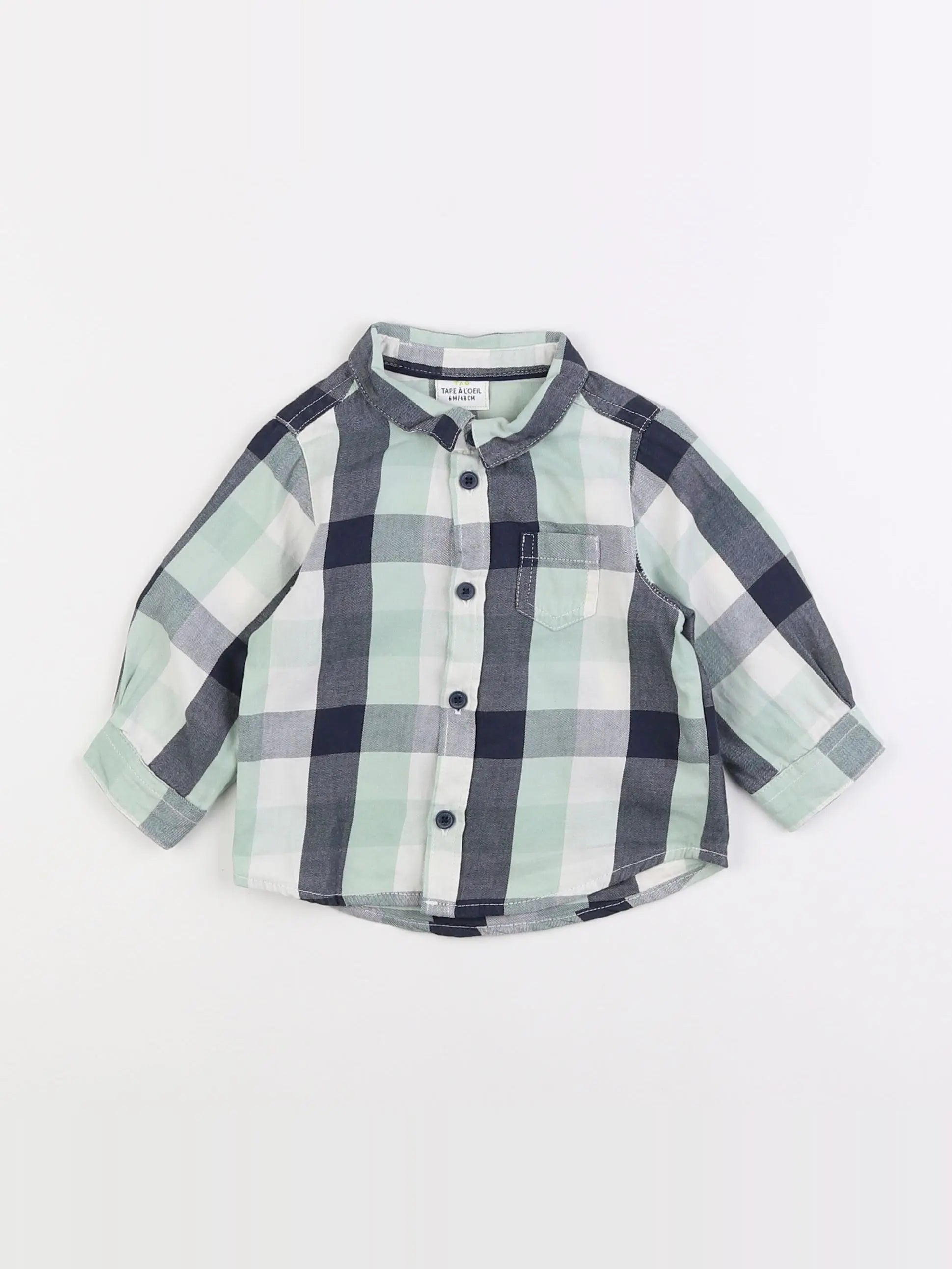 Tape à l'oeil - chemise multicolore - 6 mois