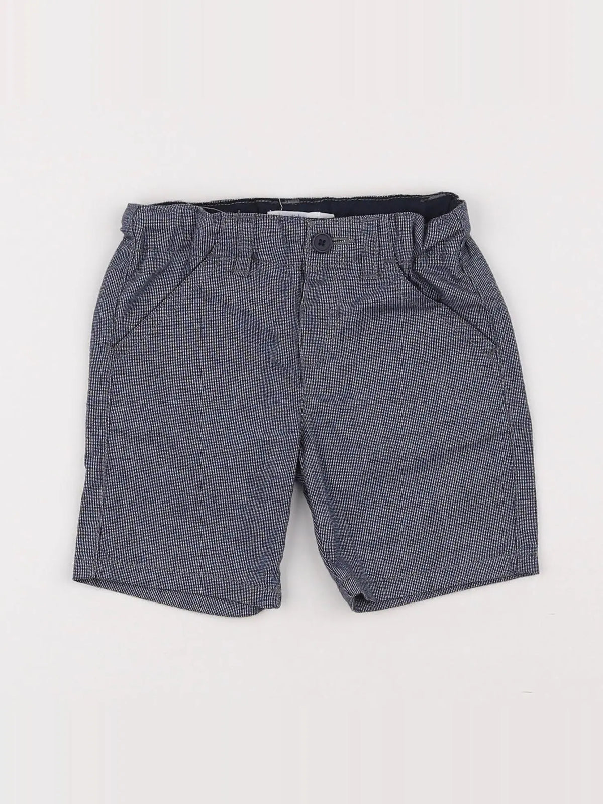 Boutchou - short bleu - 6 mois