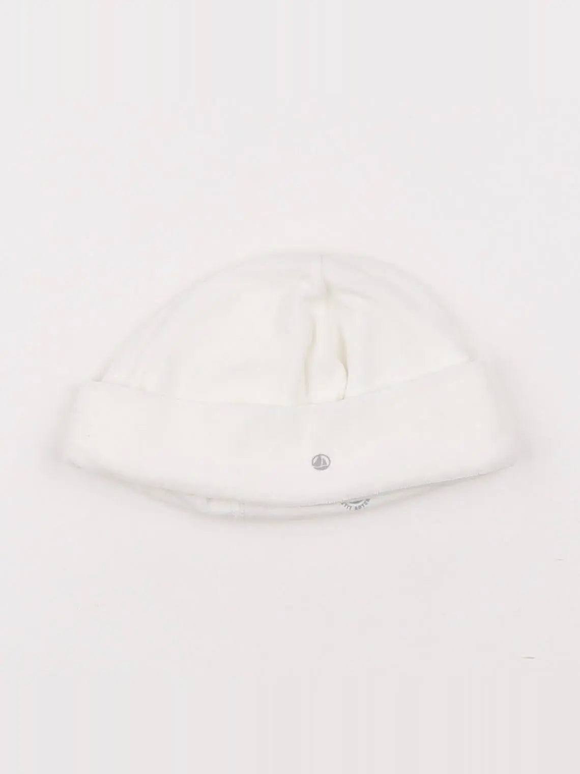 Petit Bateau - bonnet blanc - 12 mois