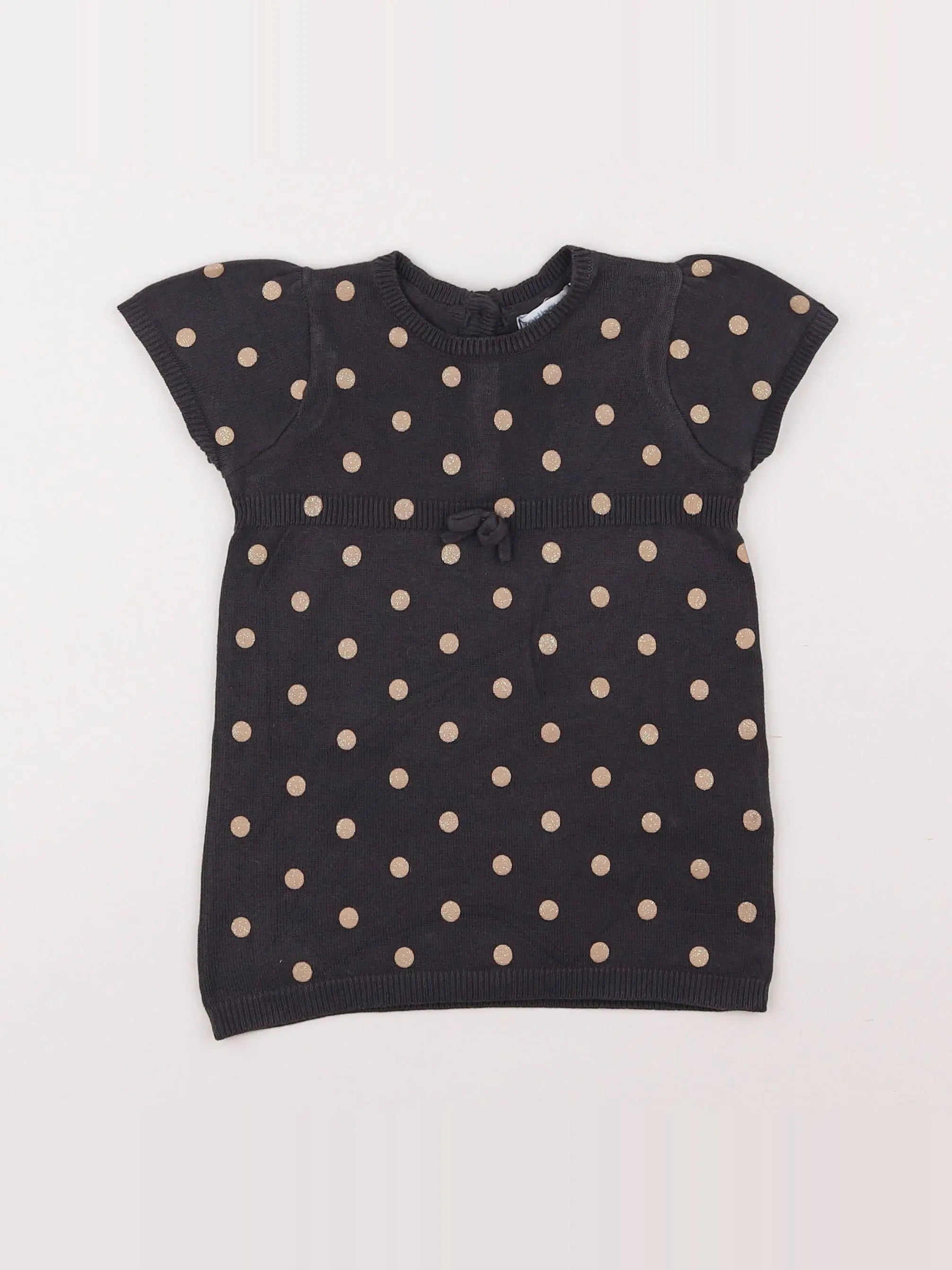 Vertbaudet - robe bleu - 9 mois