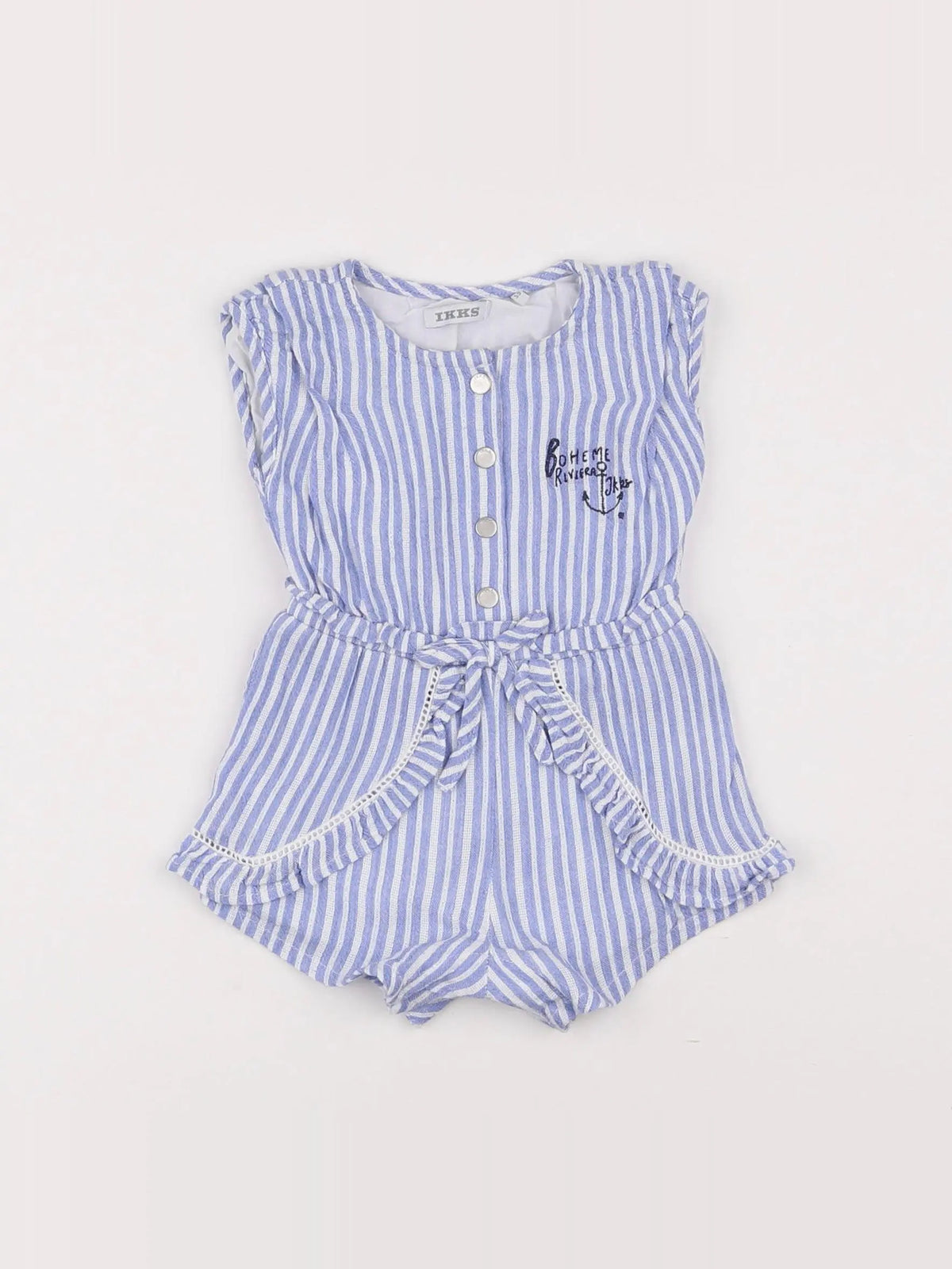 IKKS - combinaison bleu - 3 mois
