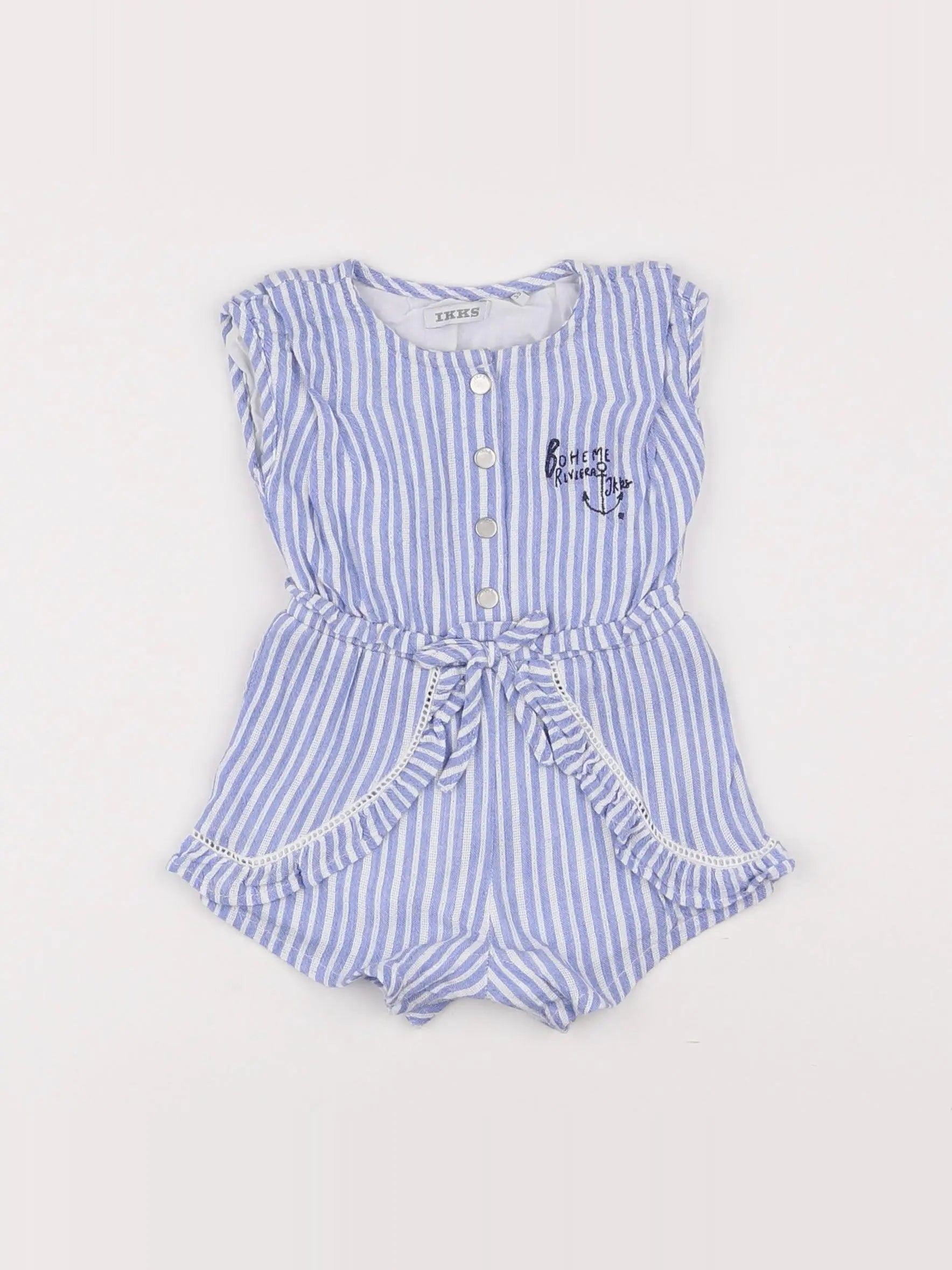 IKKS - combinaison bleu - 3 mois