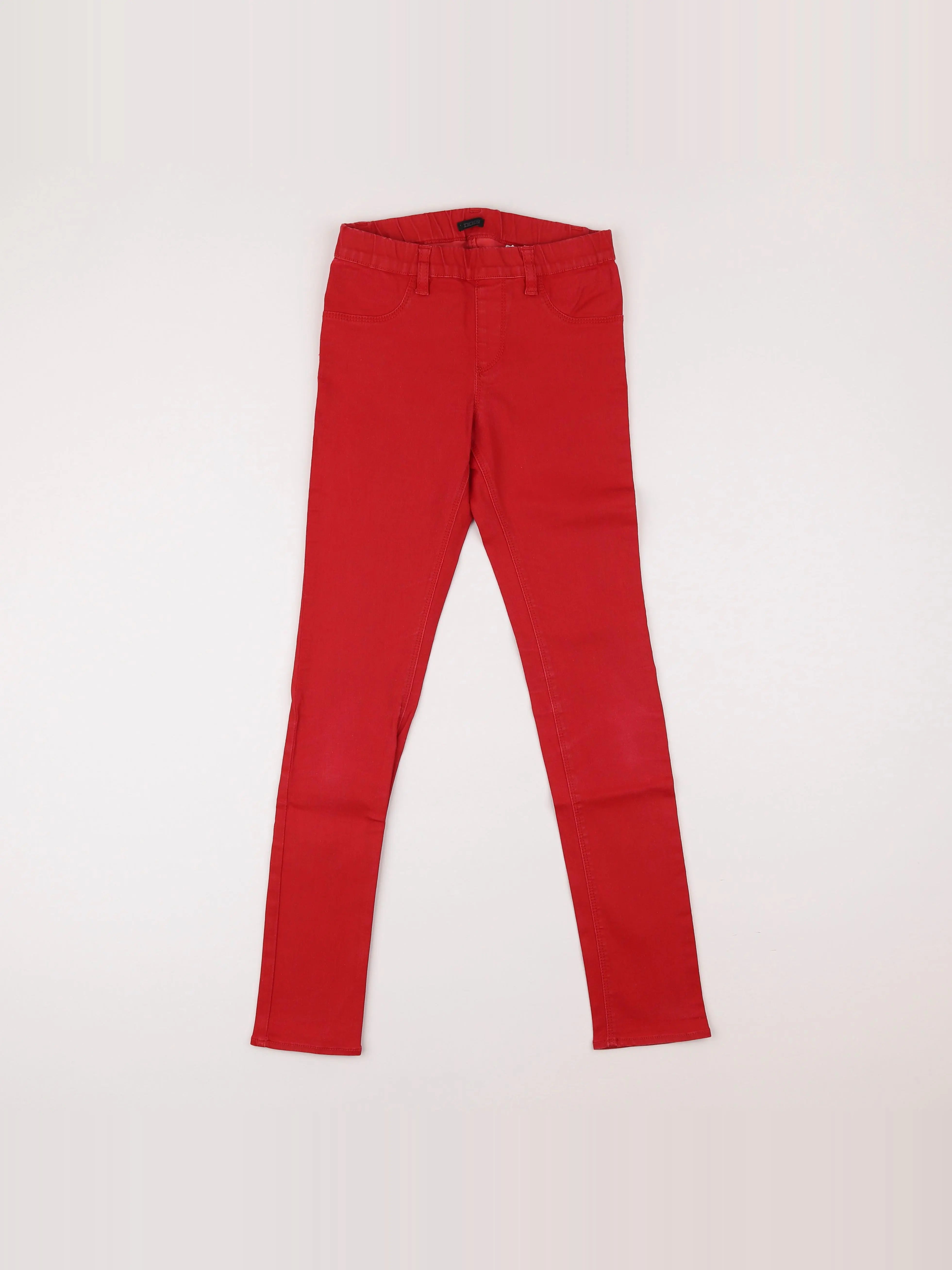 IKKS - jegging rouge - 10 ans