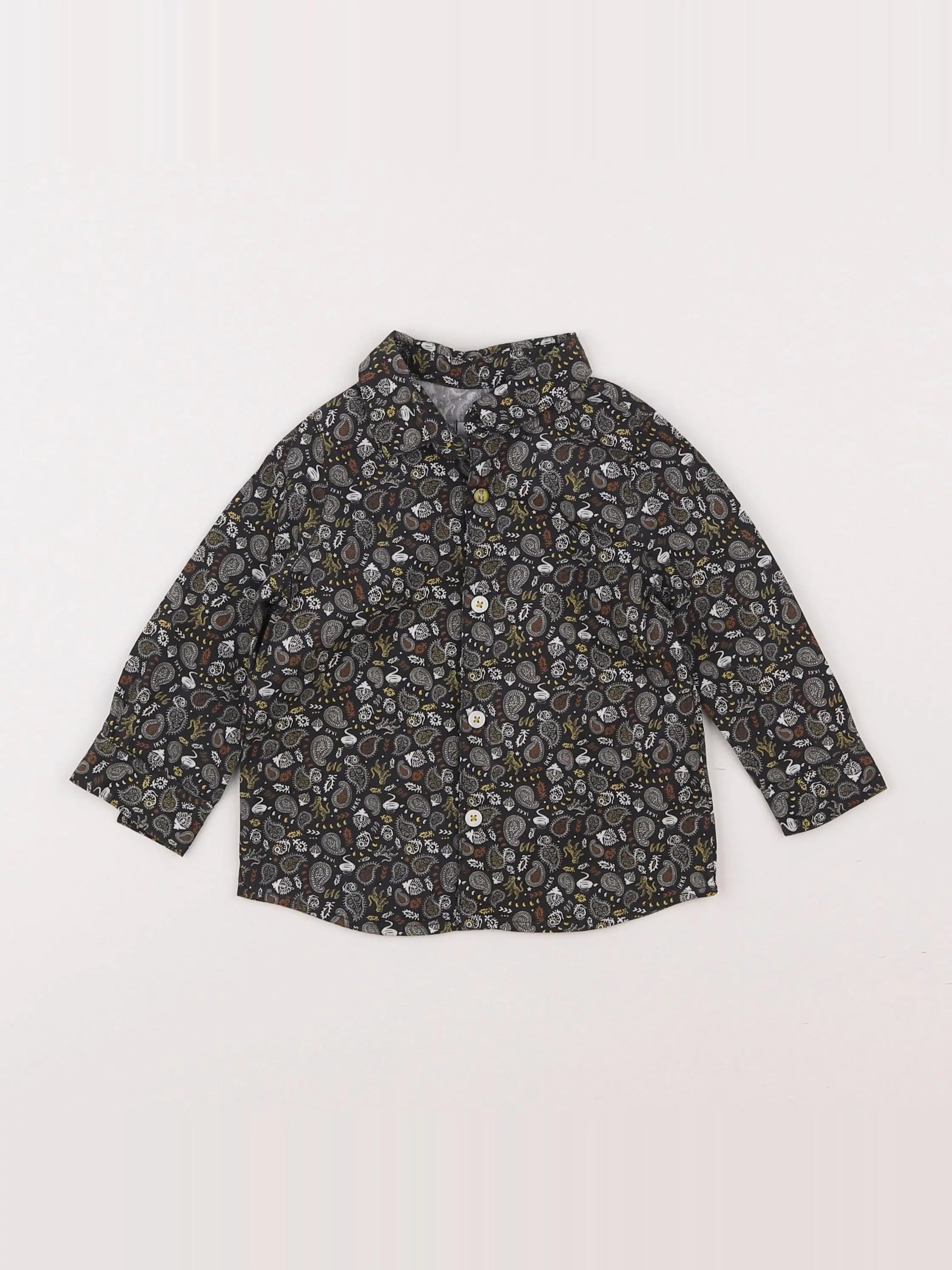 IKKS - chemise gris - 12 mois