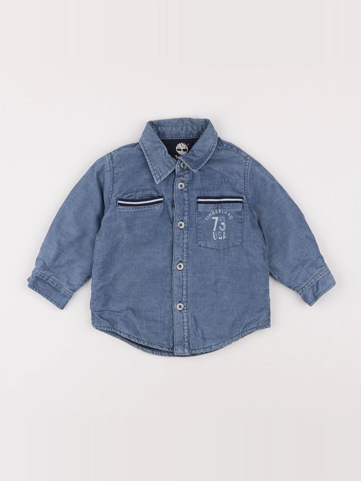 Timberland - chemise bleu - 12 mois