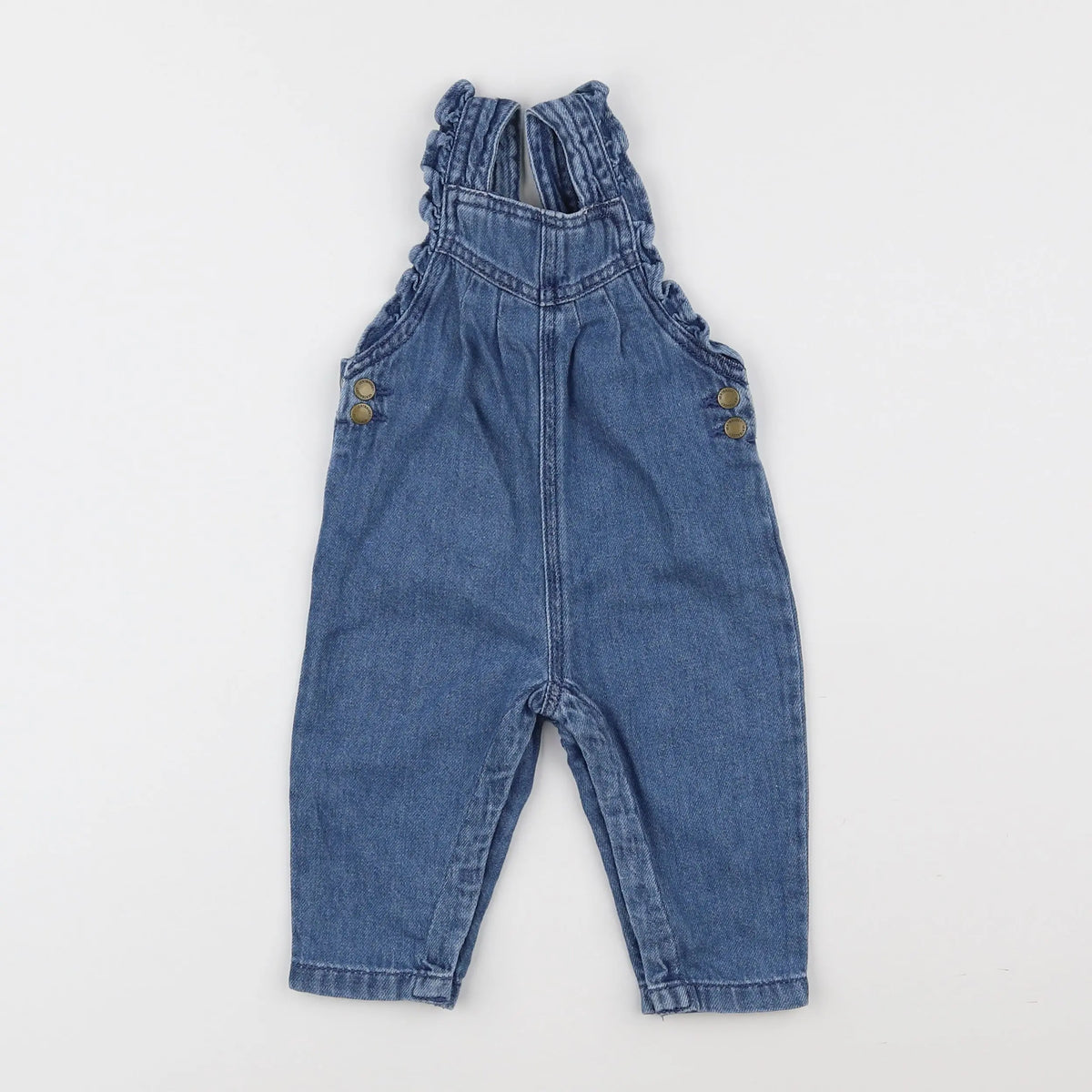 Vertbaudet - salopette bleu - 6 mois