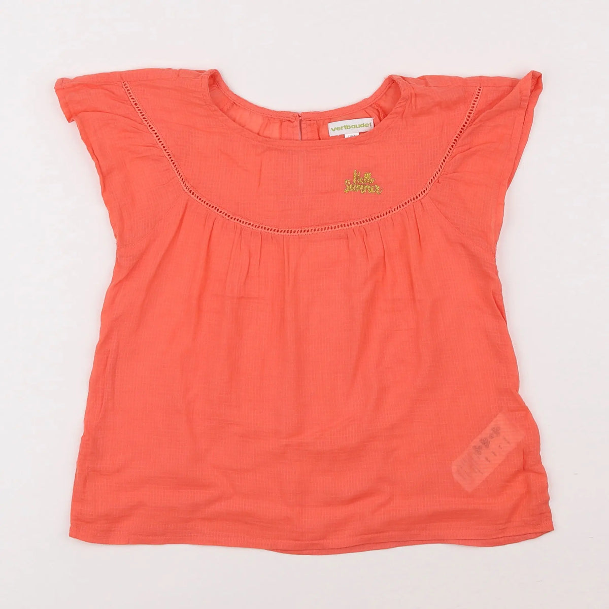 Vertbaudet - blouse rouge - 8 ans