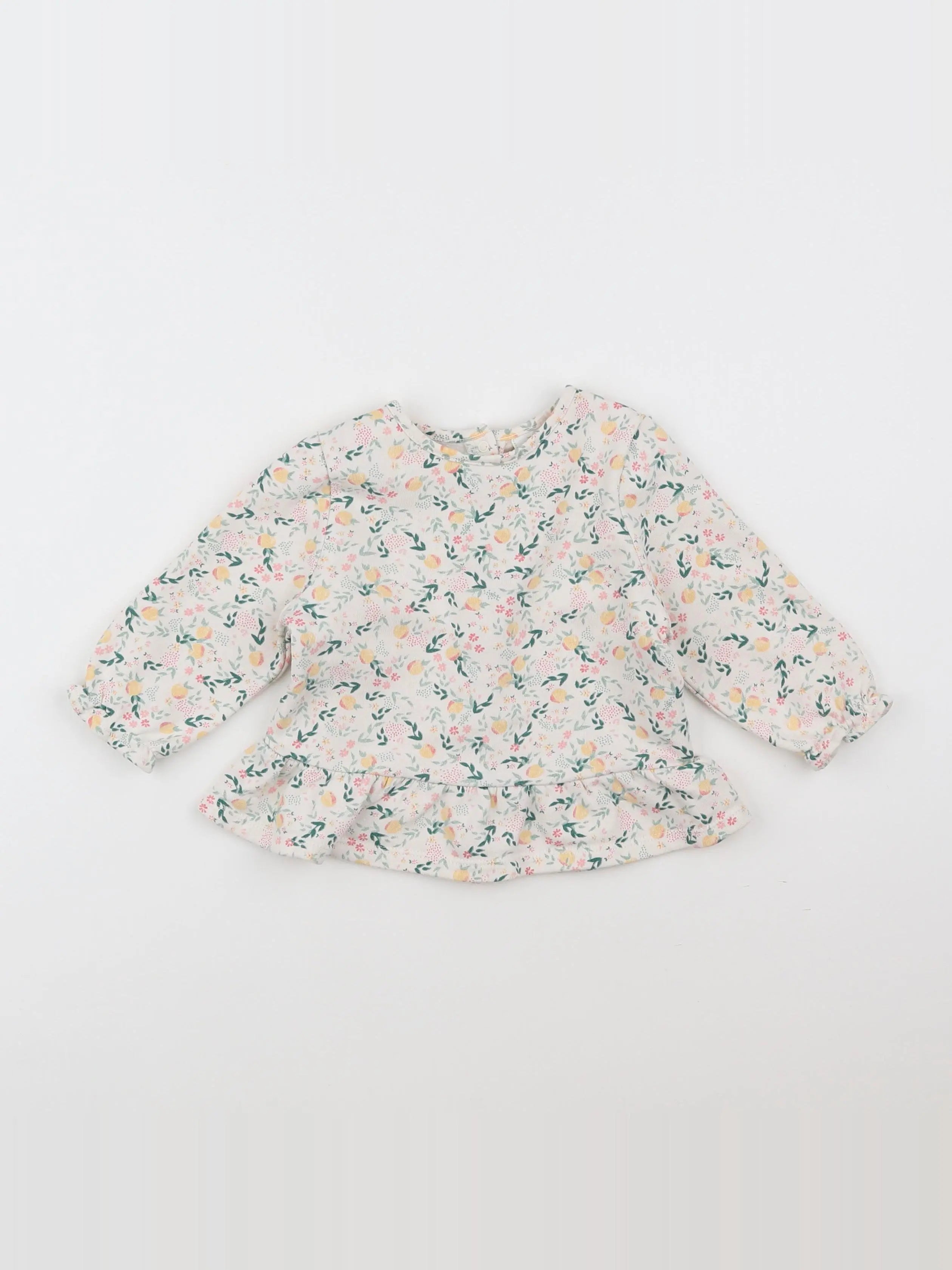 Tape à l'oeil - sweat blanc - 12 mois