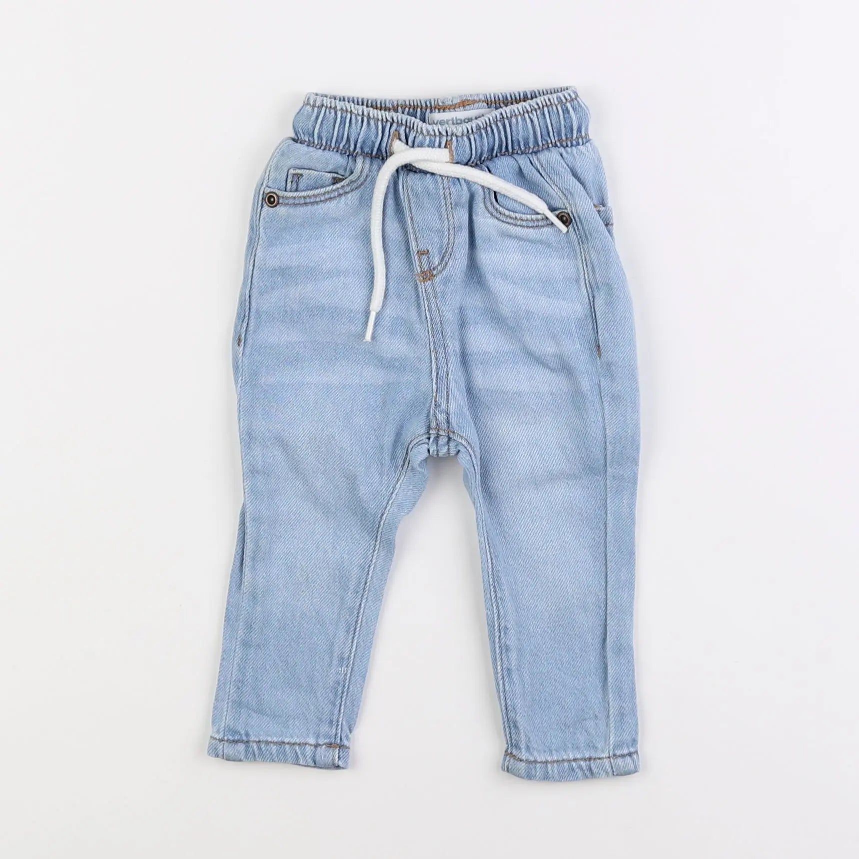 Vertbaudet - jean bleu - 3 mois