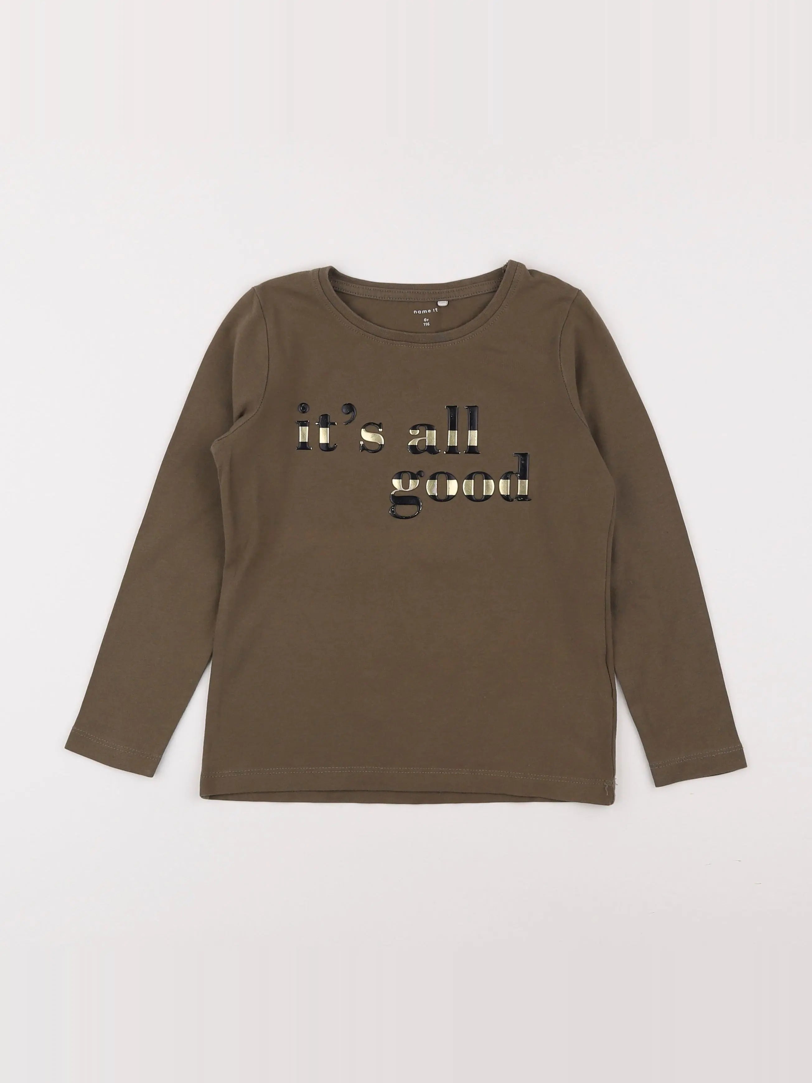 Name it - tee-shirt vert - 6 ans