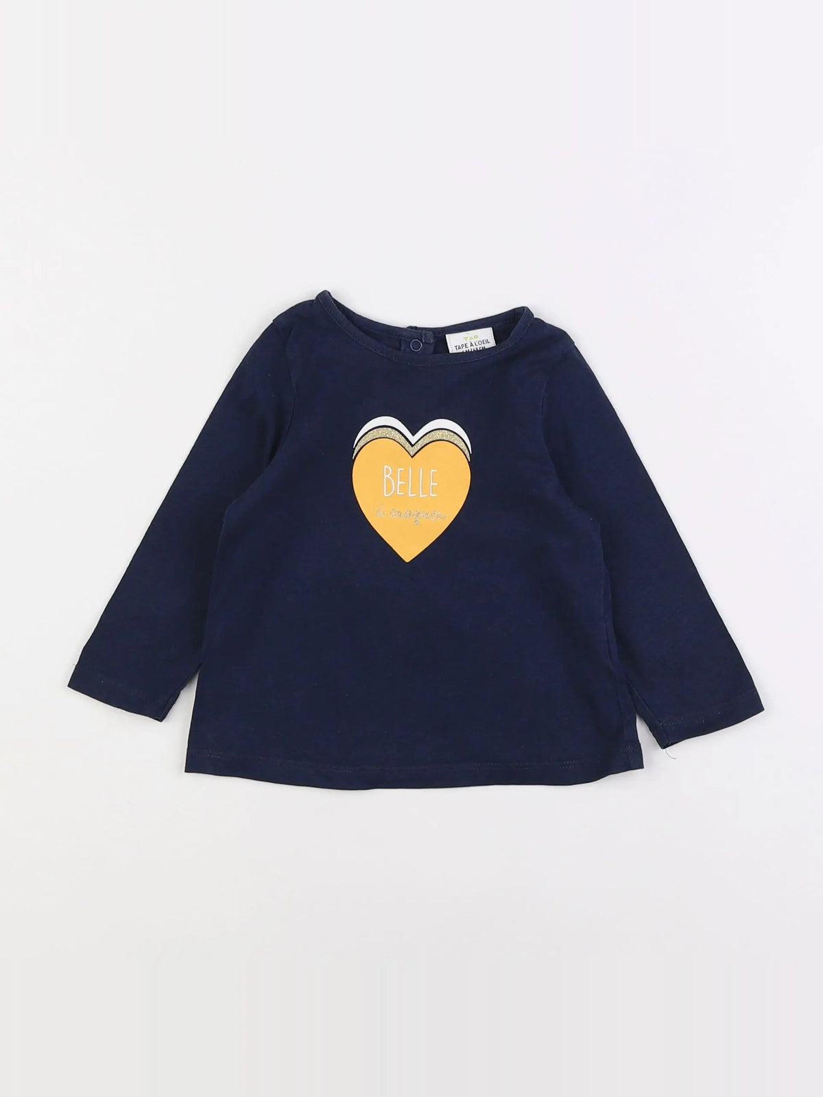 Tape à l'oeil - tee-shirt bleu - 6 mois
